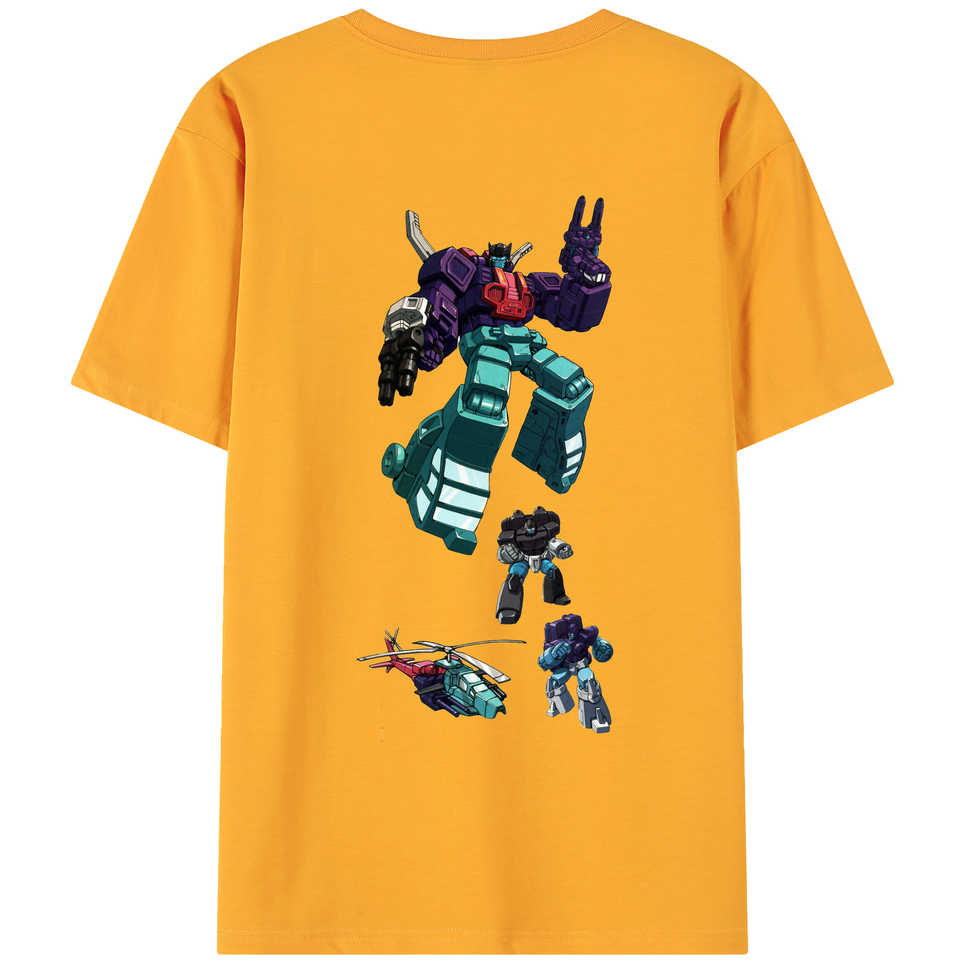 （画像用）  綿100％ メンズ半袖Tシャツ（バックプリント） 通気性