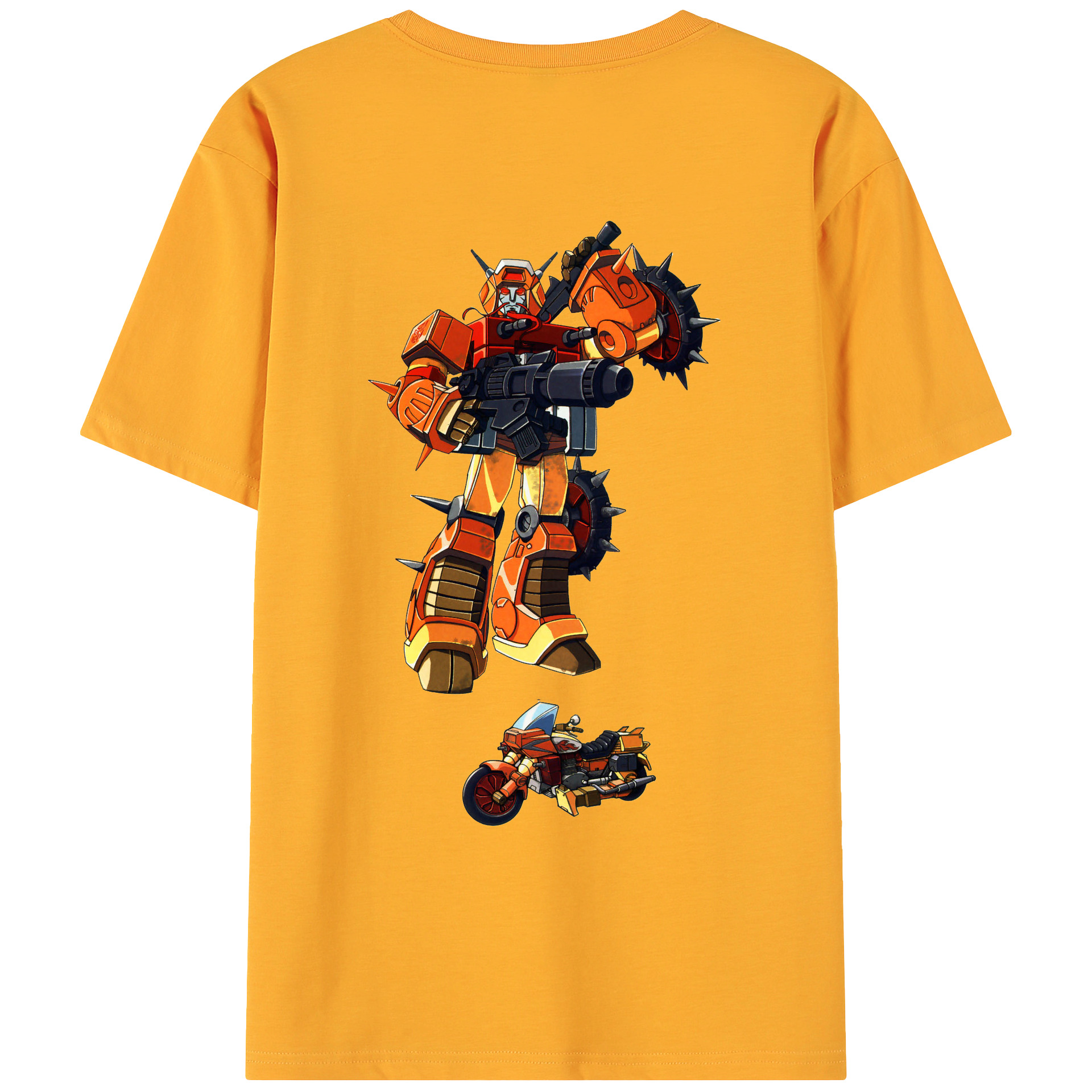 （画像用）  綿100％ メンズ半袖Tシャツ（バックプリント） 通気性