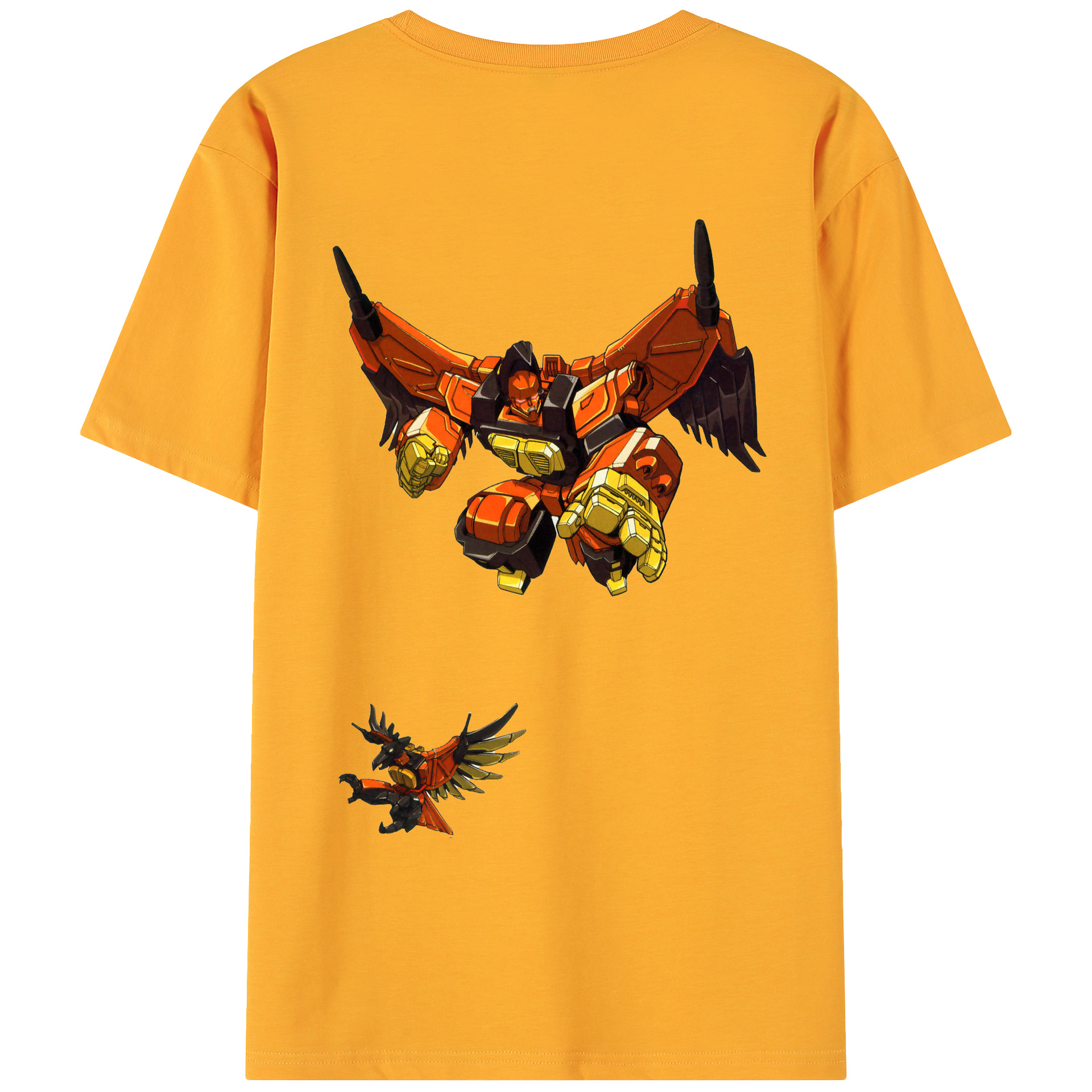 （画像用）  綿100％ メンズ半袖Tシャツ（バックプリント） 通気性