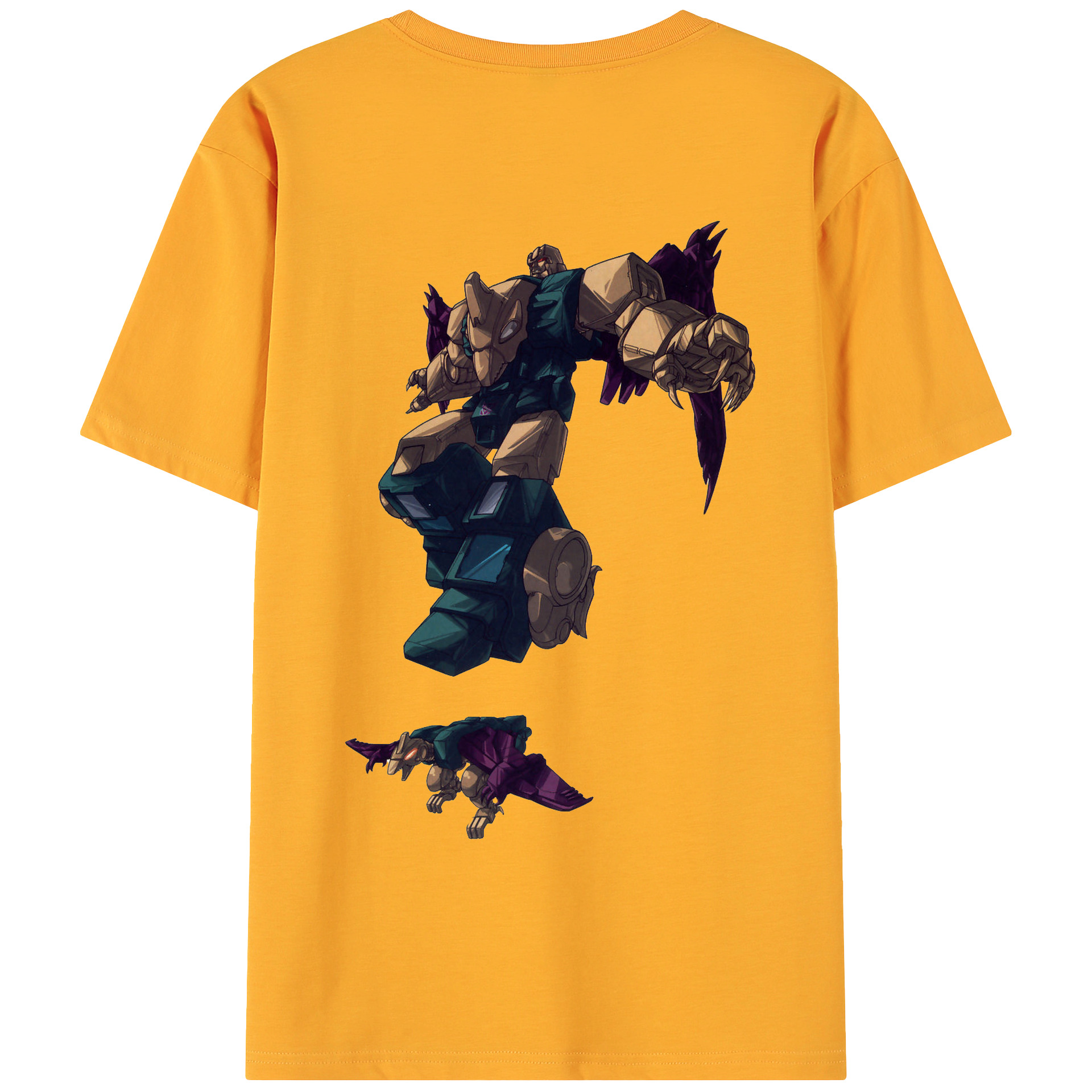 （画像用）  綿100％ メンズ半袖Tシャツ（バックプリント） 通気性