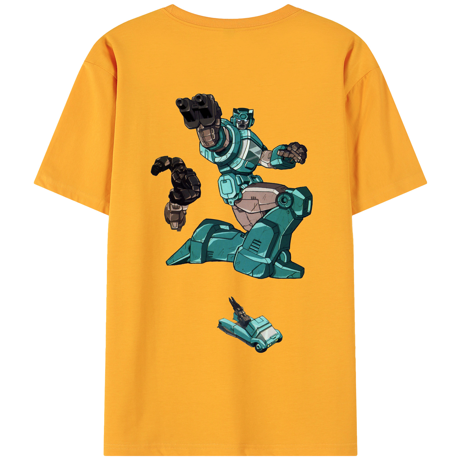 （画像用）  綿100％ メンズ半袖Tシャツ（バックプリント） 通気性