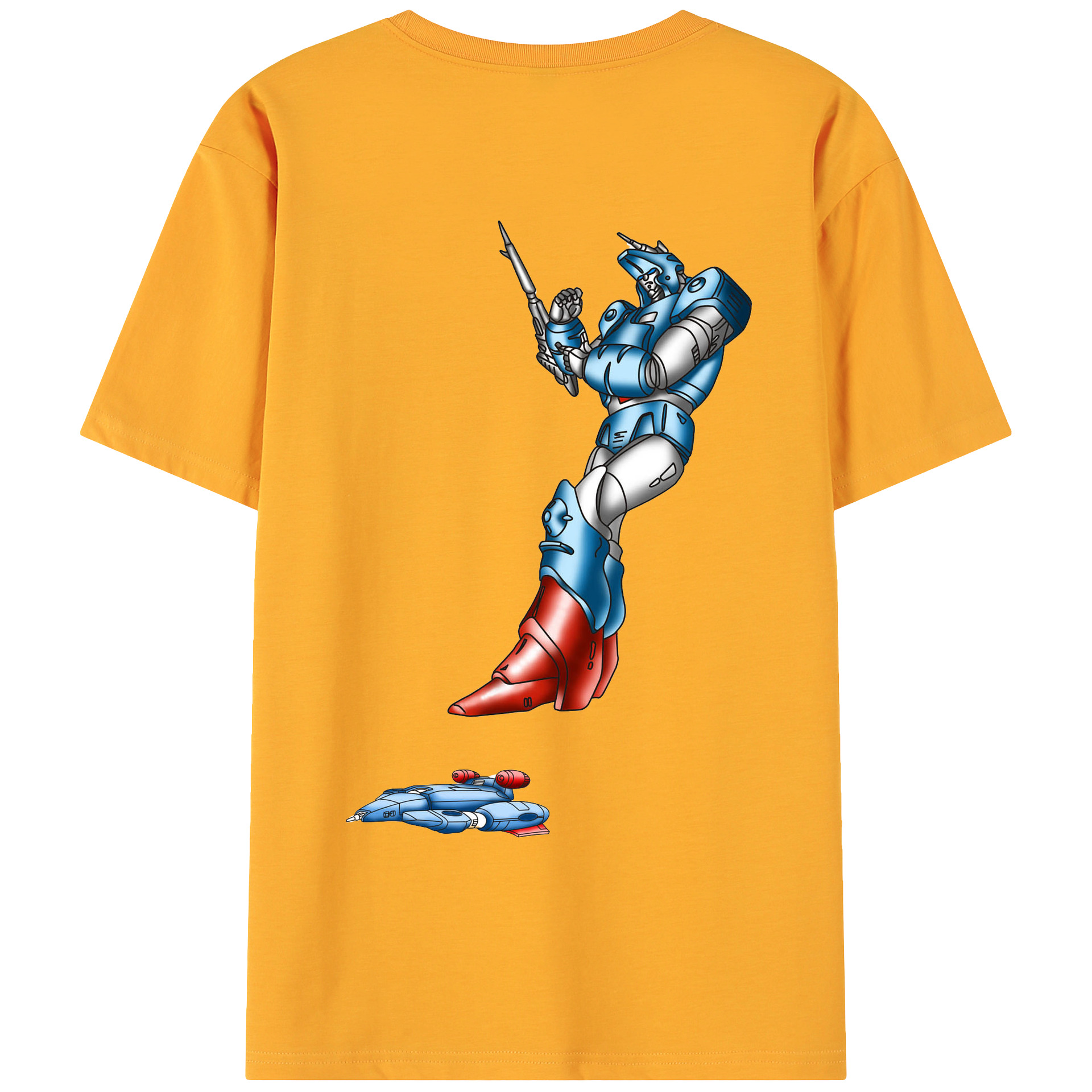 （画像用）  綿100％ メンズ半袖Tシャツ（バックプリント） 通気性
