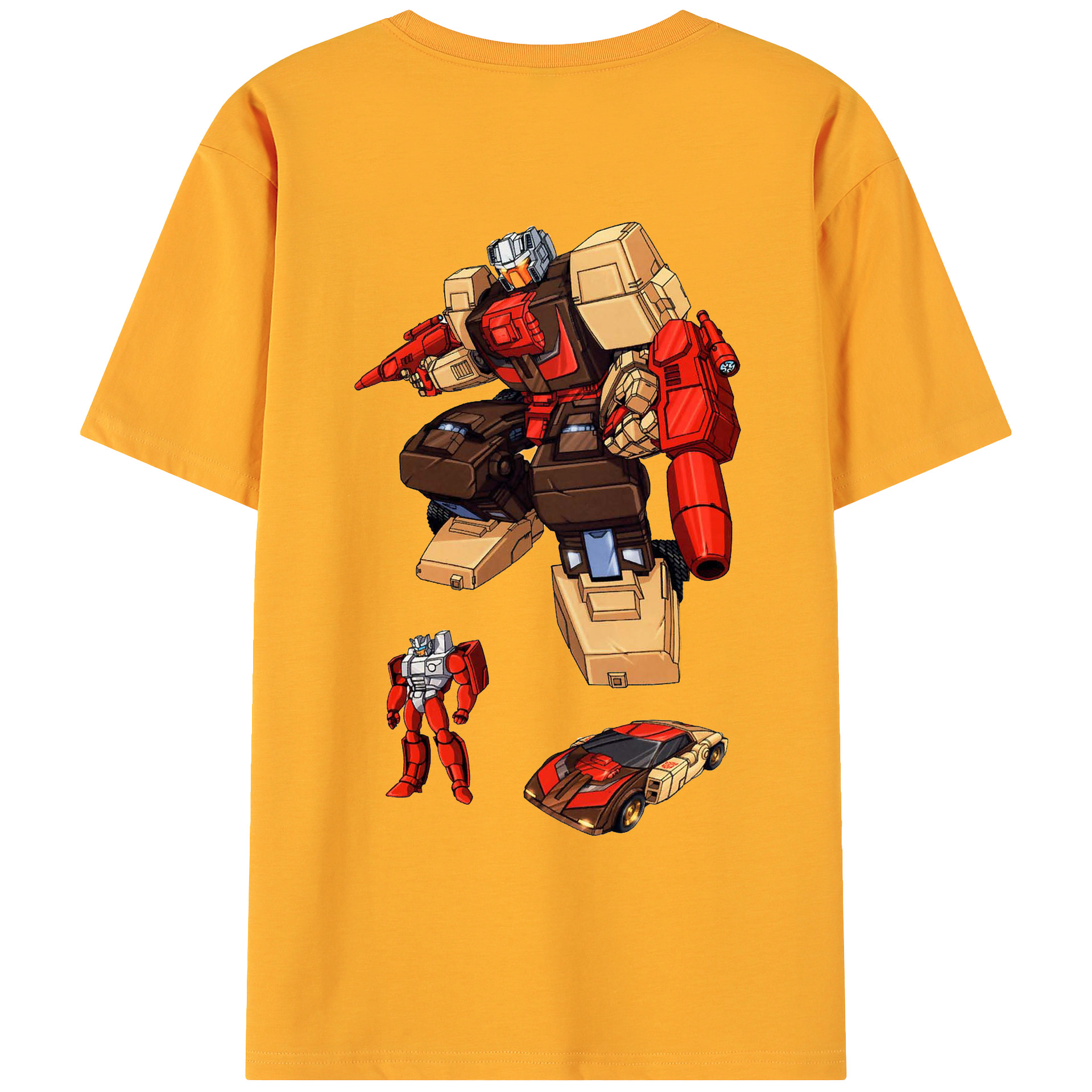 （画像用）  綿100％ メンズ半袖Tシャツ（バックプリント） 通気性