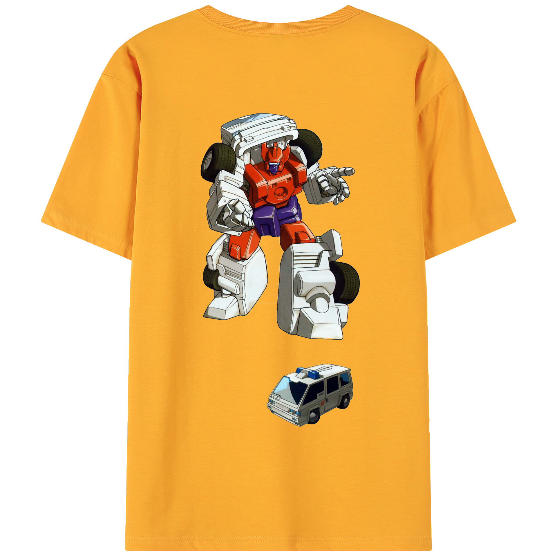（画像用）  綿100％ メンズ半袖Tシャツ（バックプリント） 通気性