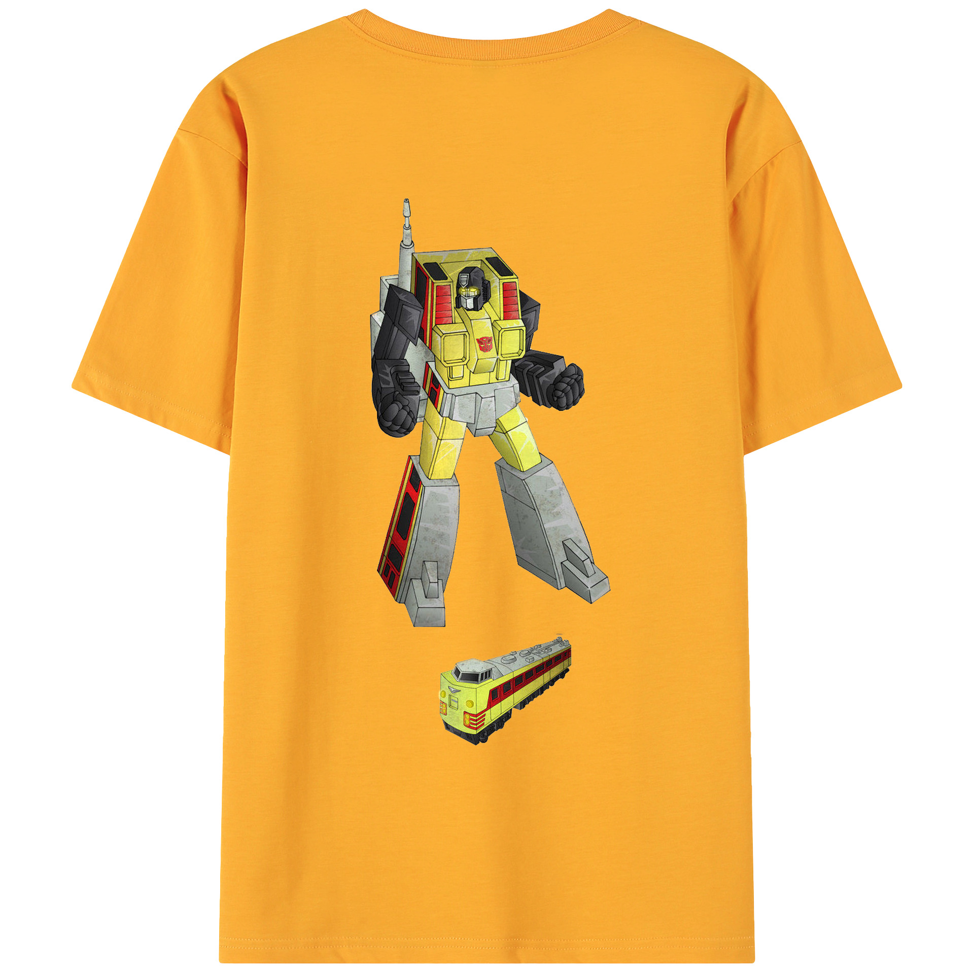 （画像用）  綿100％ メンズ半袖Tシャツ（バックプリント） 通気性