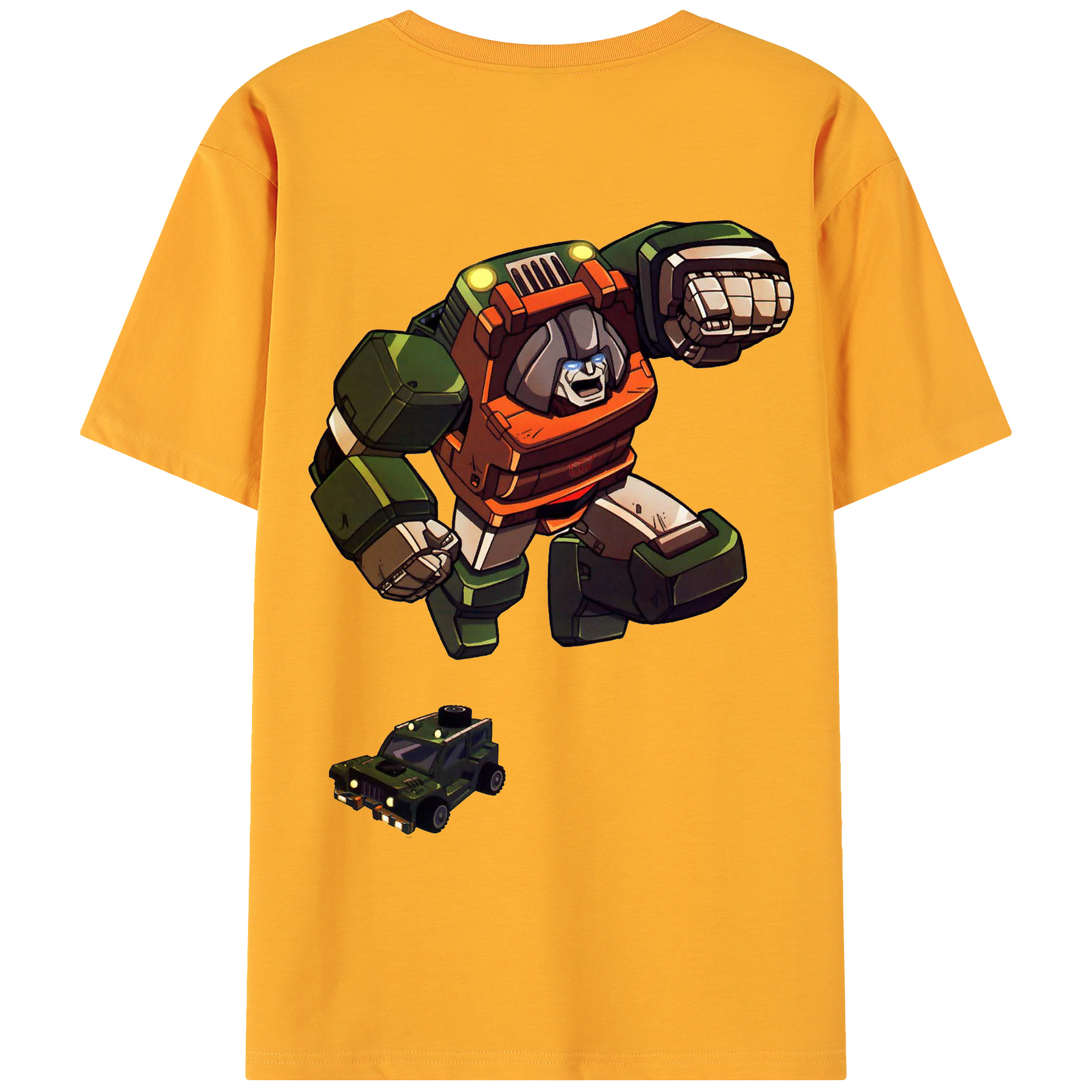 （画像用）  綿100％ メンズ半袖Tシャツ（バックプリント） 通気性