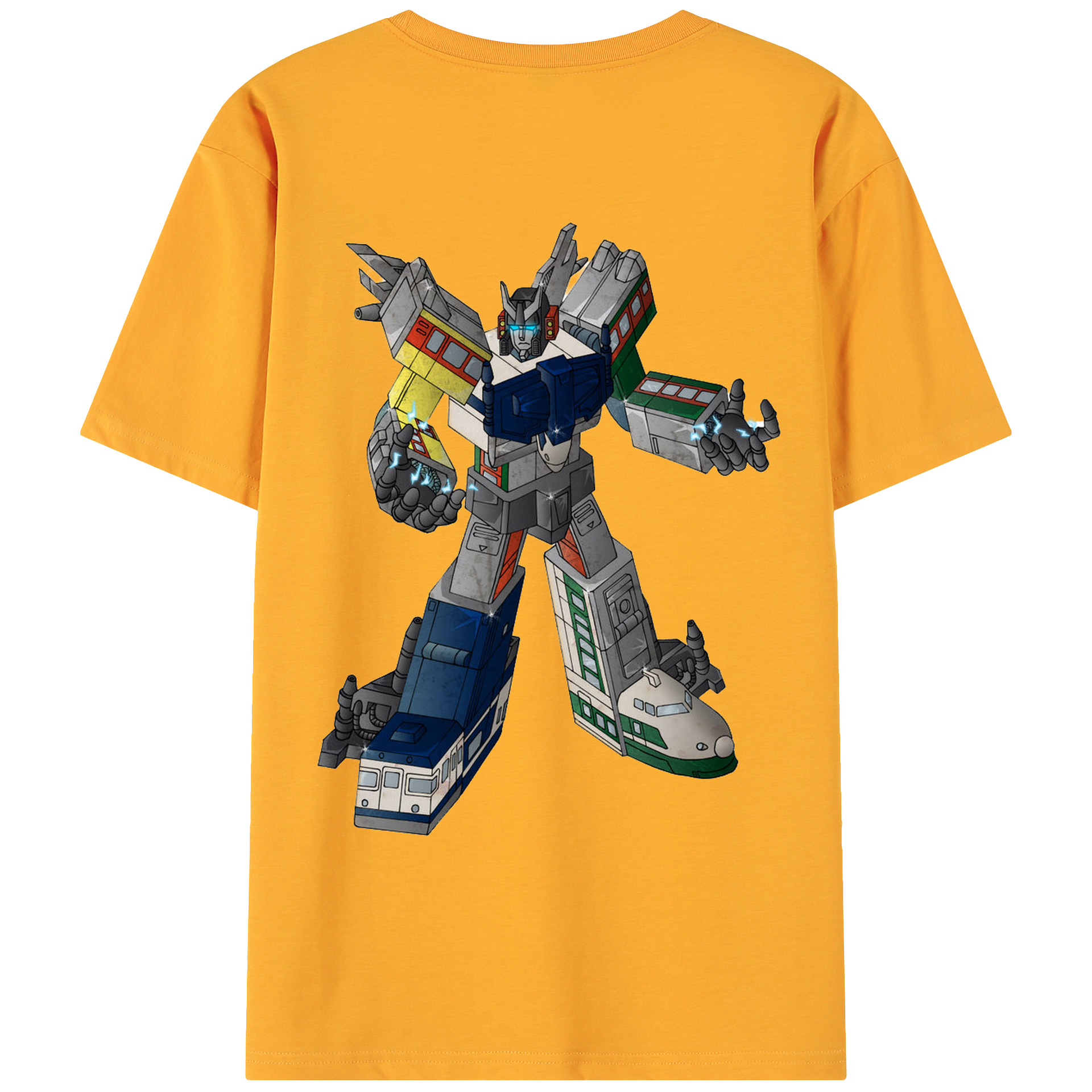 （画像用）  綿100％ メンズ半袖Tシャツ（バックプリント） 通気性