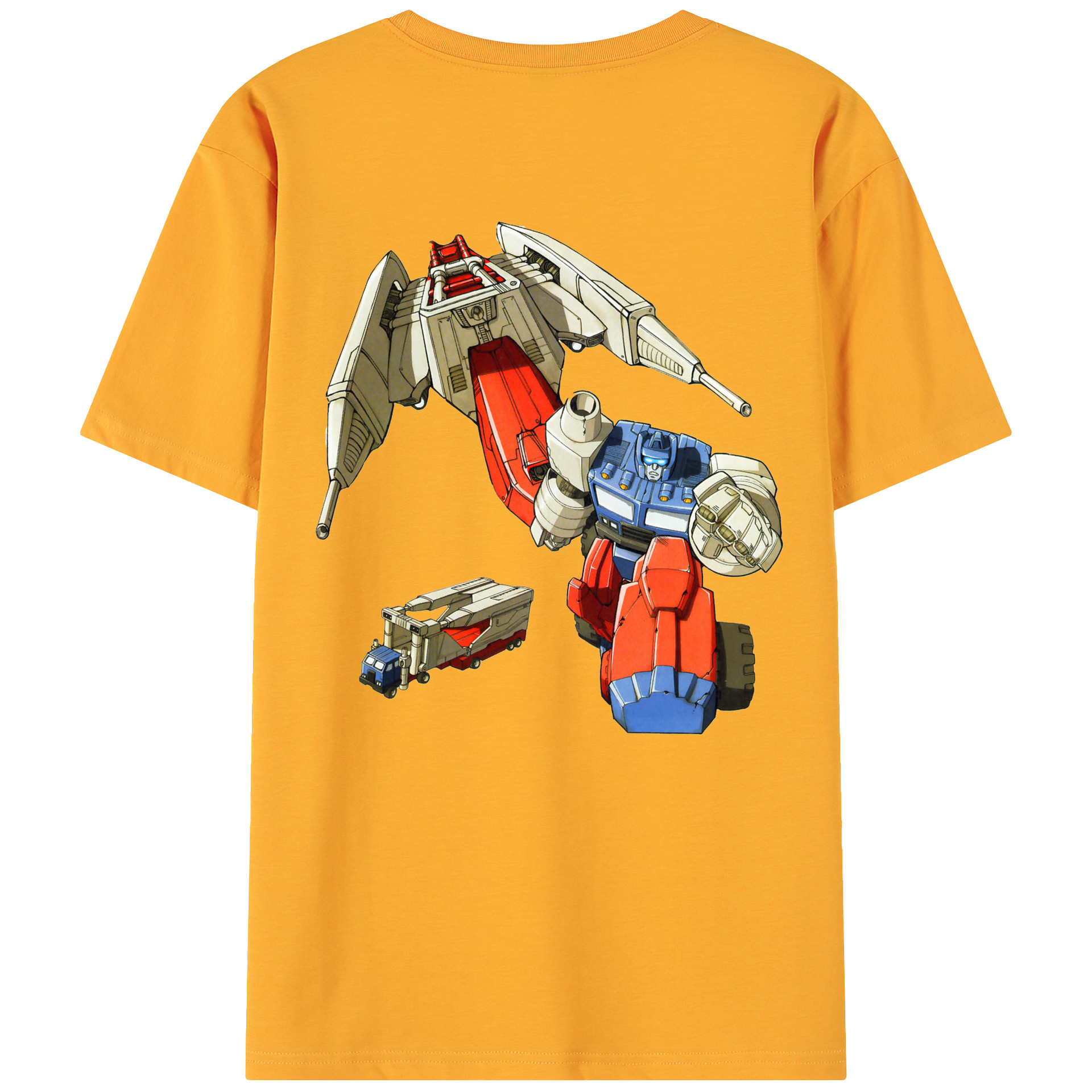 （画像用）  綿100％ メンズ半袖Tシャツ（バックプリント） 通気性