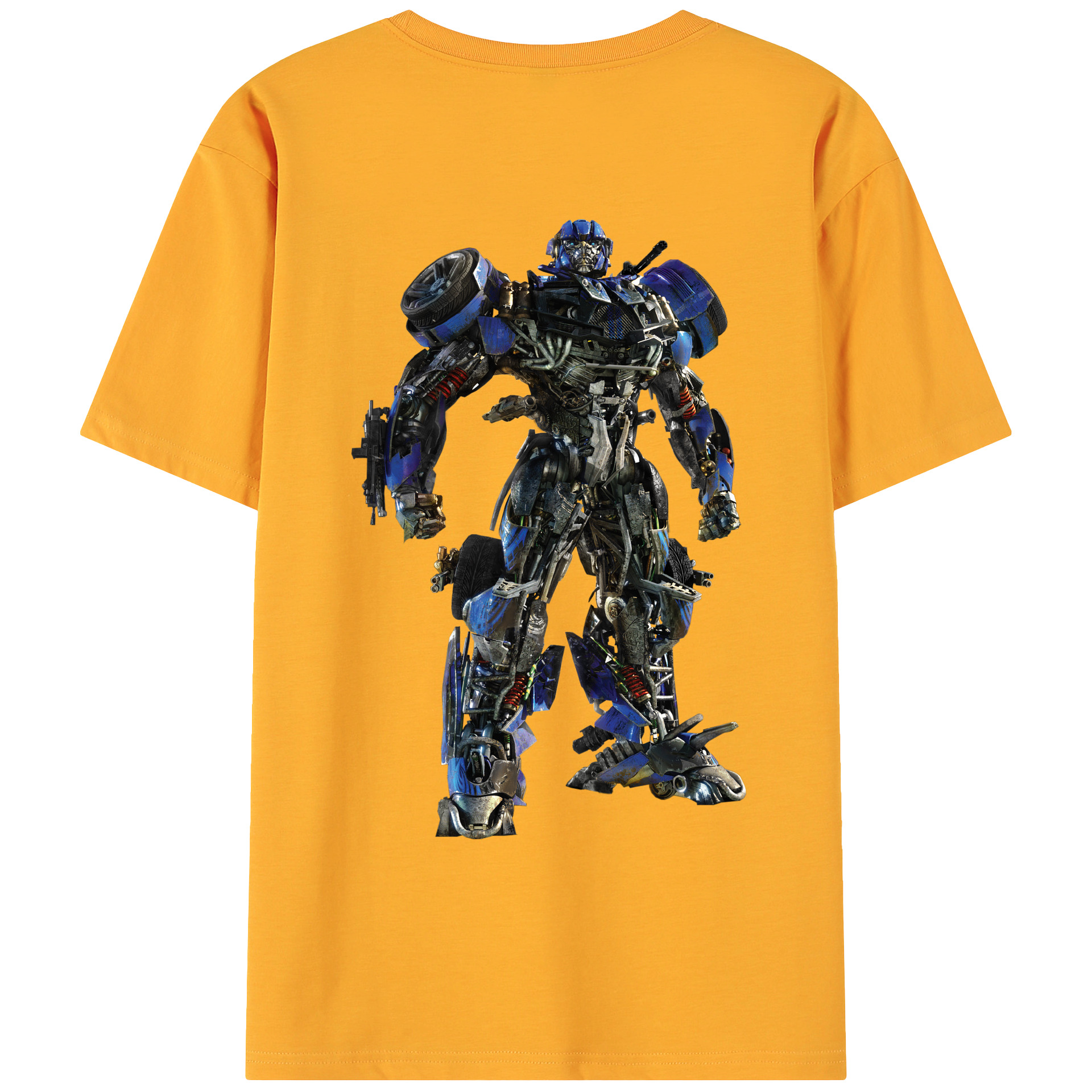 （画像用）  綿100％ メンズ半袖Tシャツ（バックプリント） 通気性