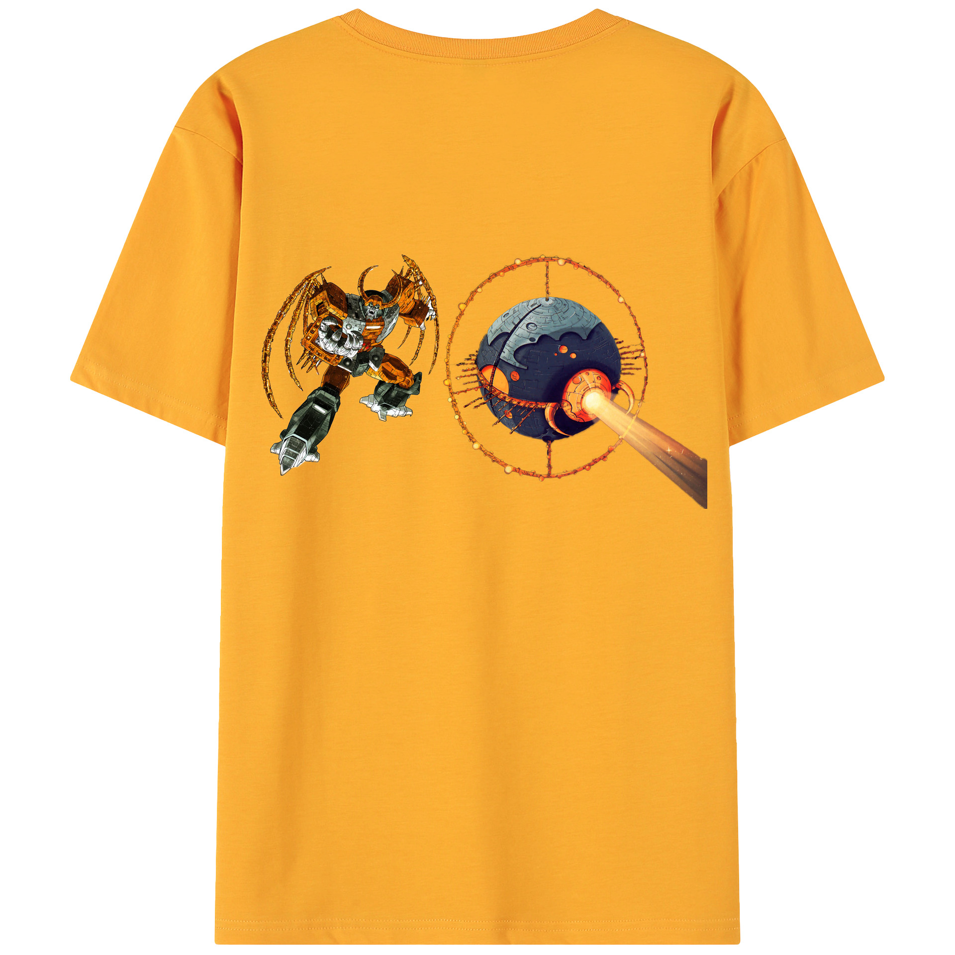 （画像用）  綿100％ メンズ半袖Tシャツ（バックプリント） 通気性