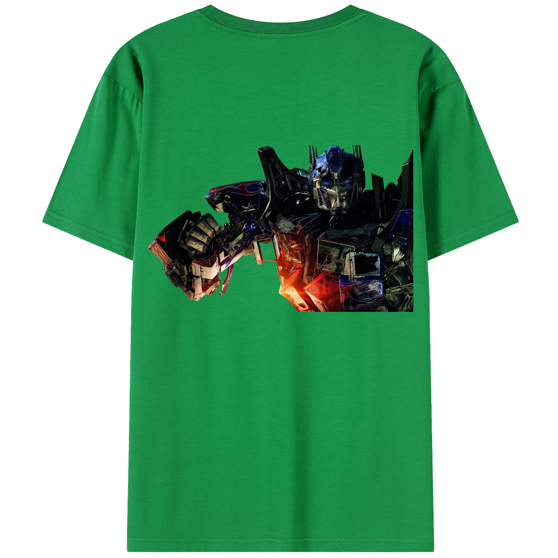 （画像用）  綿100％ メンズ半袖Tシャツ（バックプリント） 通気性