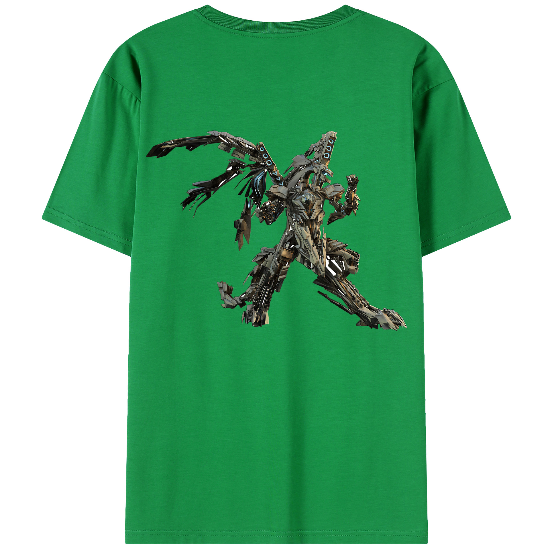 （画像用）  綿100％ メンズ半袖Tシャツ（バックプリント） 通気性