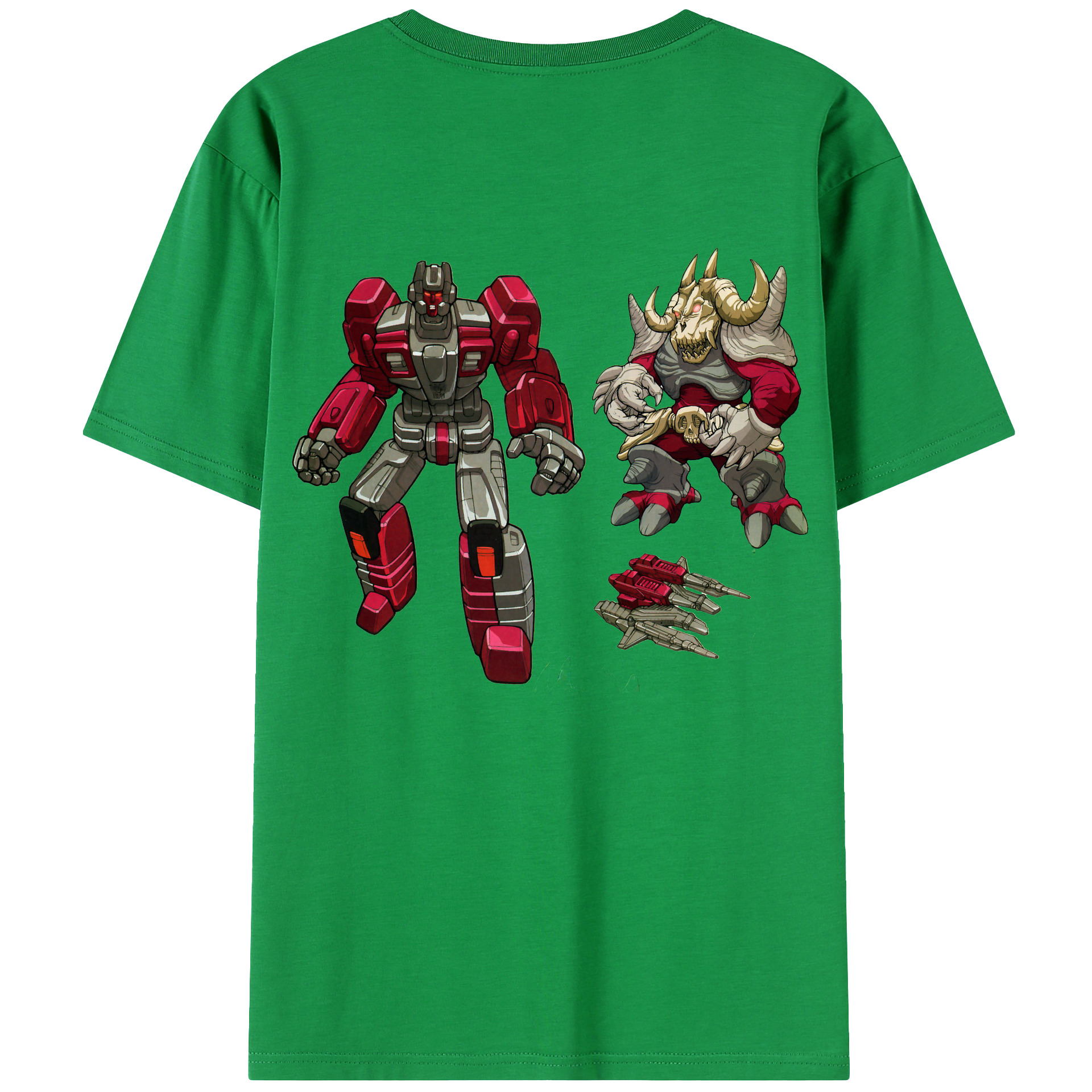 （画像用）  綿100％ メンズ半袖Tシャツ（バックプリント） 通気性
