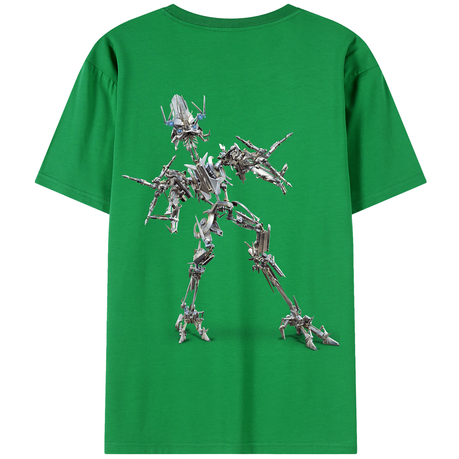 （画像用）  綿100％ メンズ半袖Tシャツ（バックプリント） 通気性