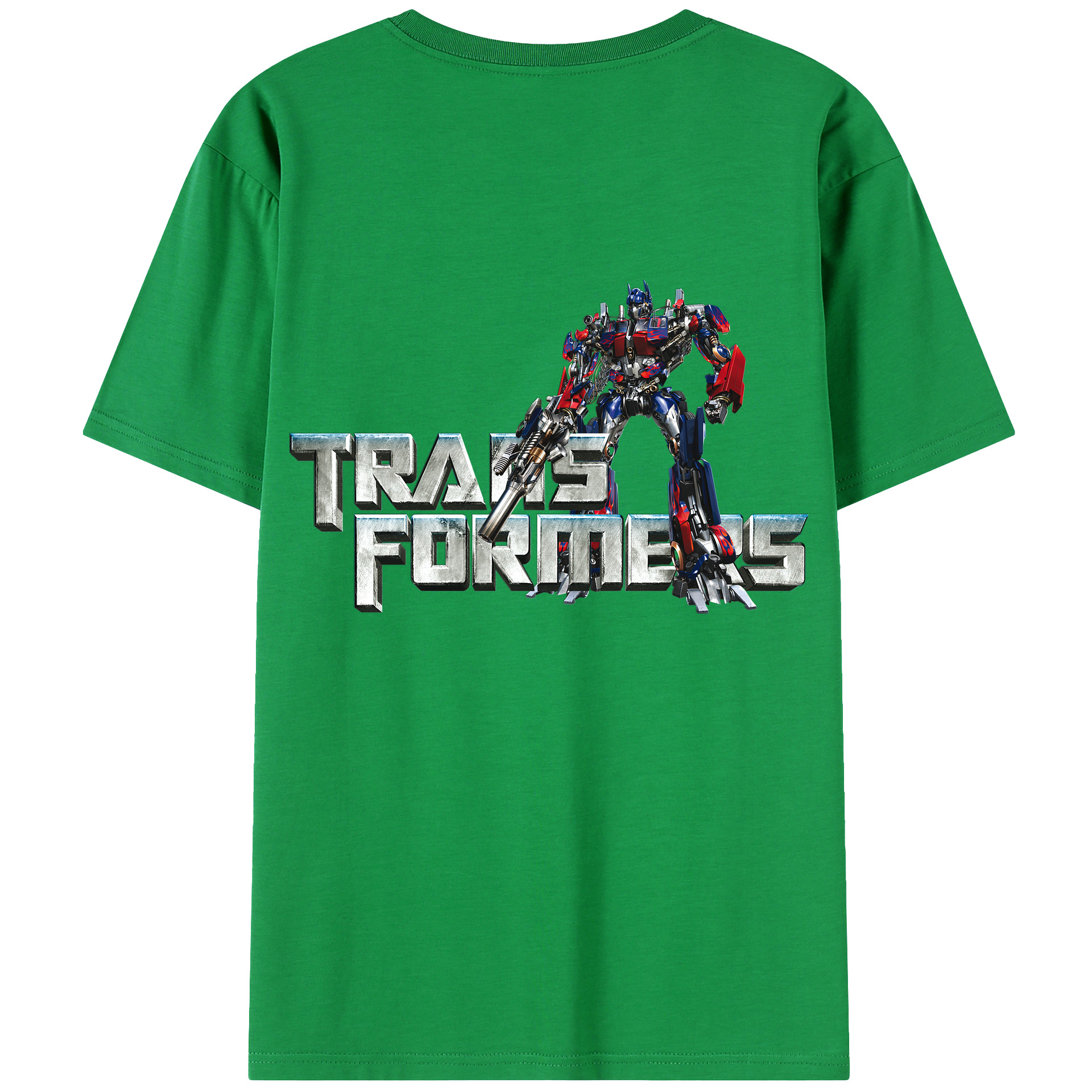 （画像用）  綿100％ メンズ半袖Tシャツ（バックプリント） 通気性