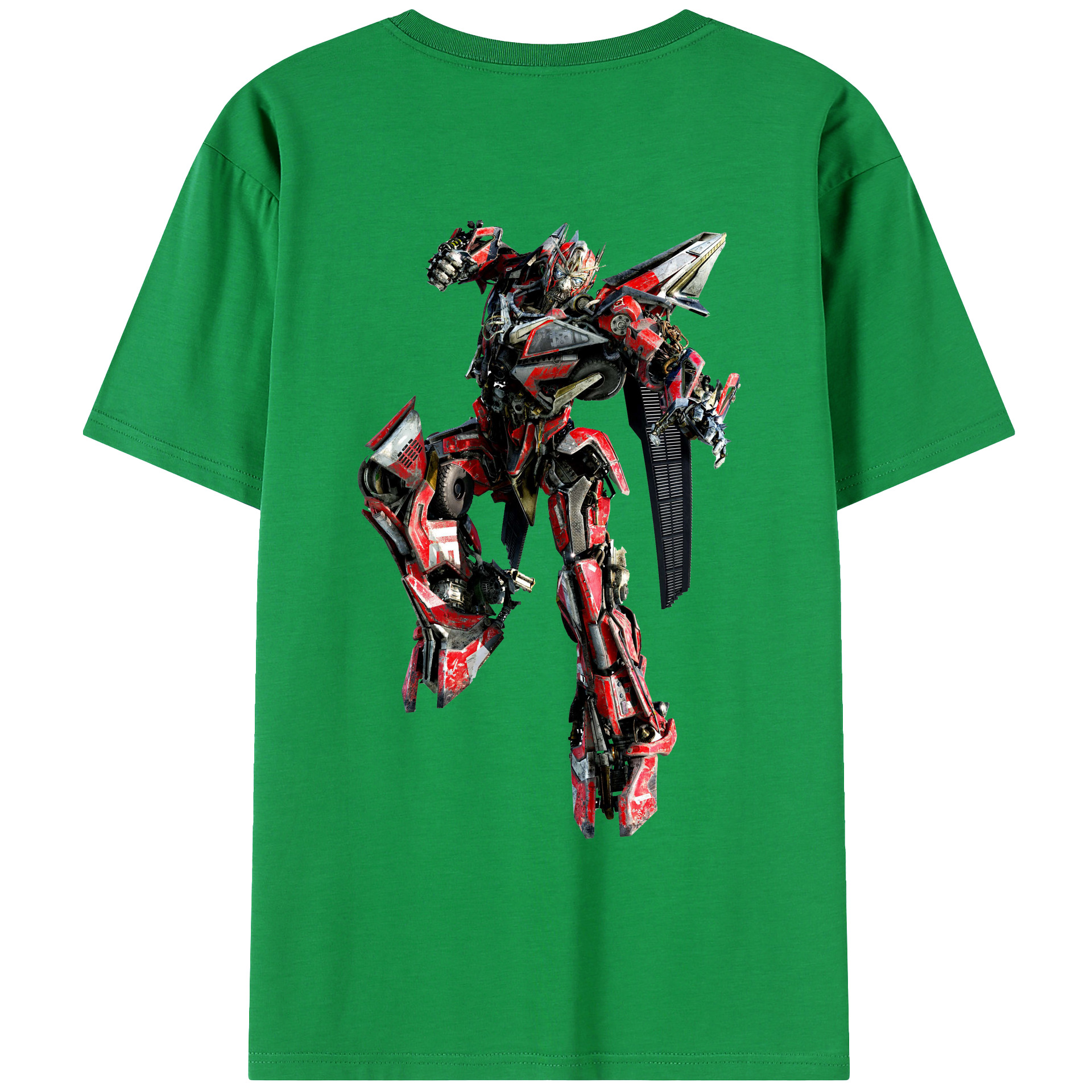 （画像用）  綿100％ メンズ半袖Tシャツ（バックプリント） 通気性