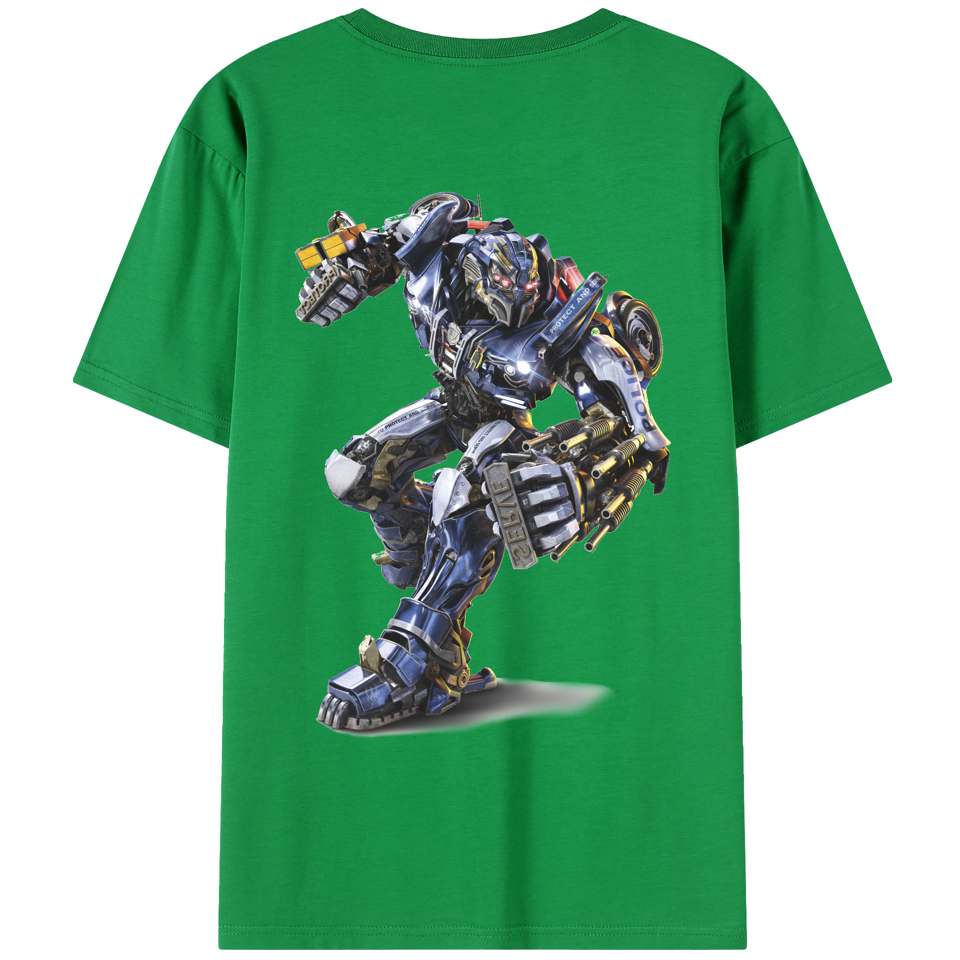 （画像用）  綿100％ メンズ半袖Tシャツ（バックプリント） 通気性