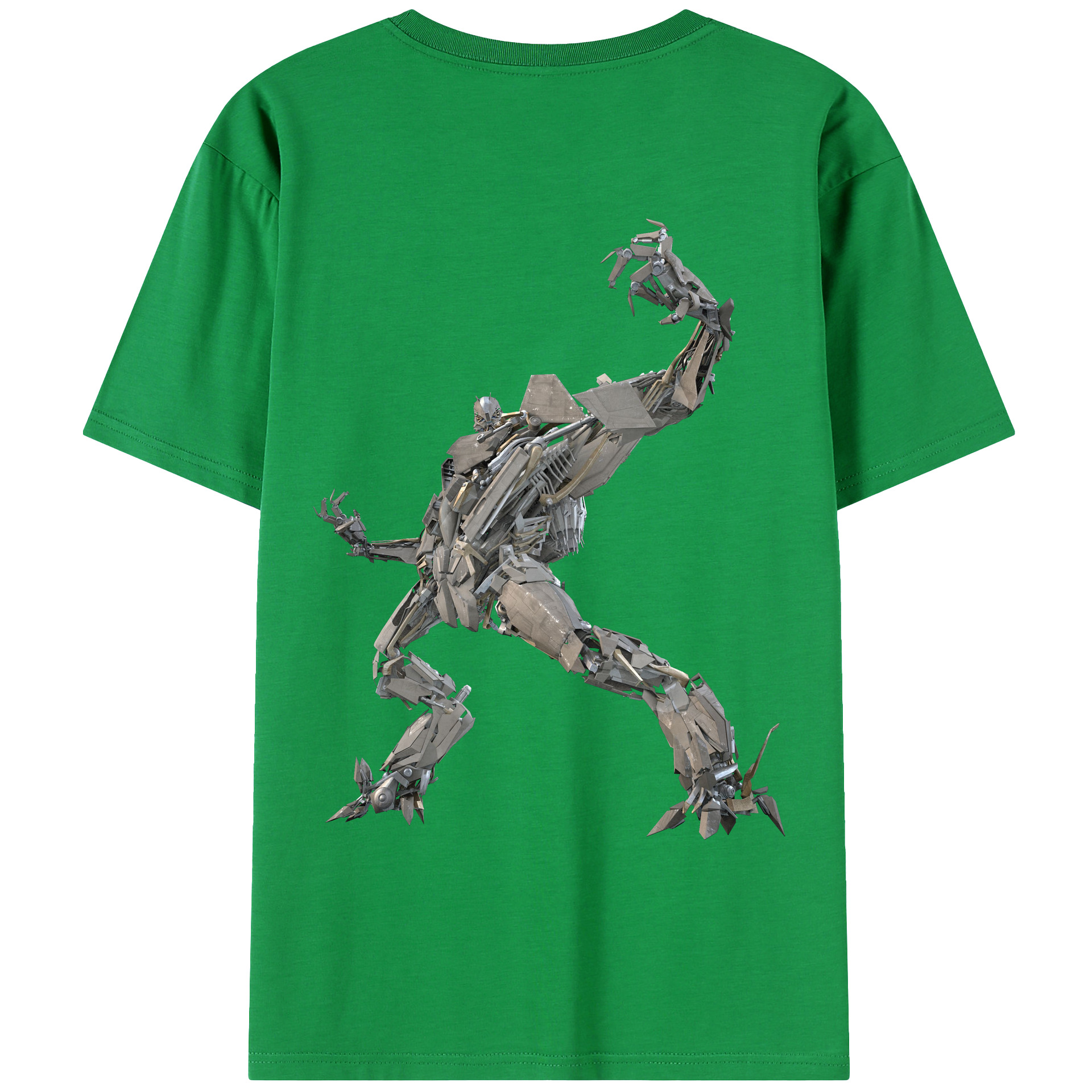 （画像用）  綿100％ メンズ半袖Tシャツ（バックプリント） 通気性