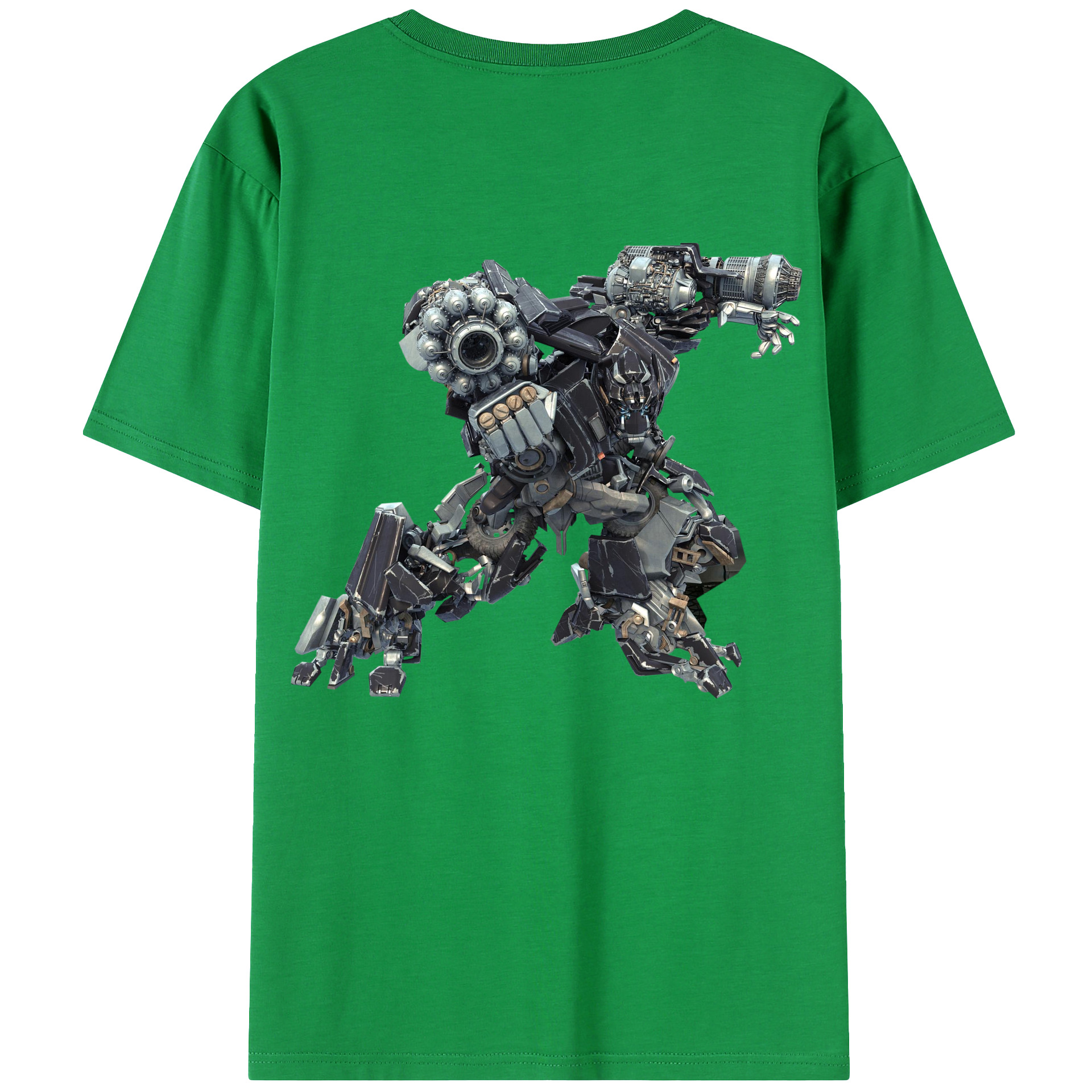 （画像用）  綿100％ メンズ半袖Tシャツ（バックプリント） 通気性
