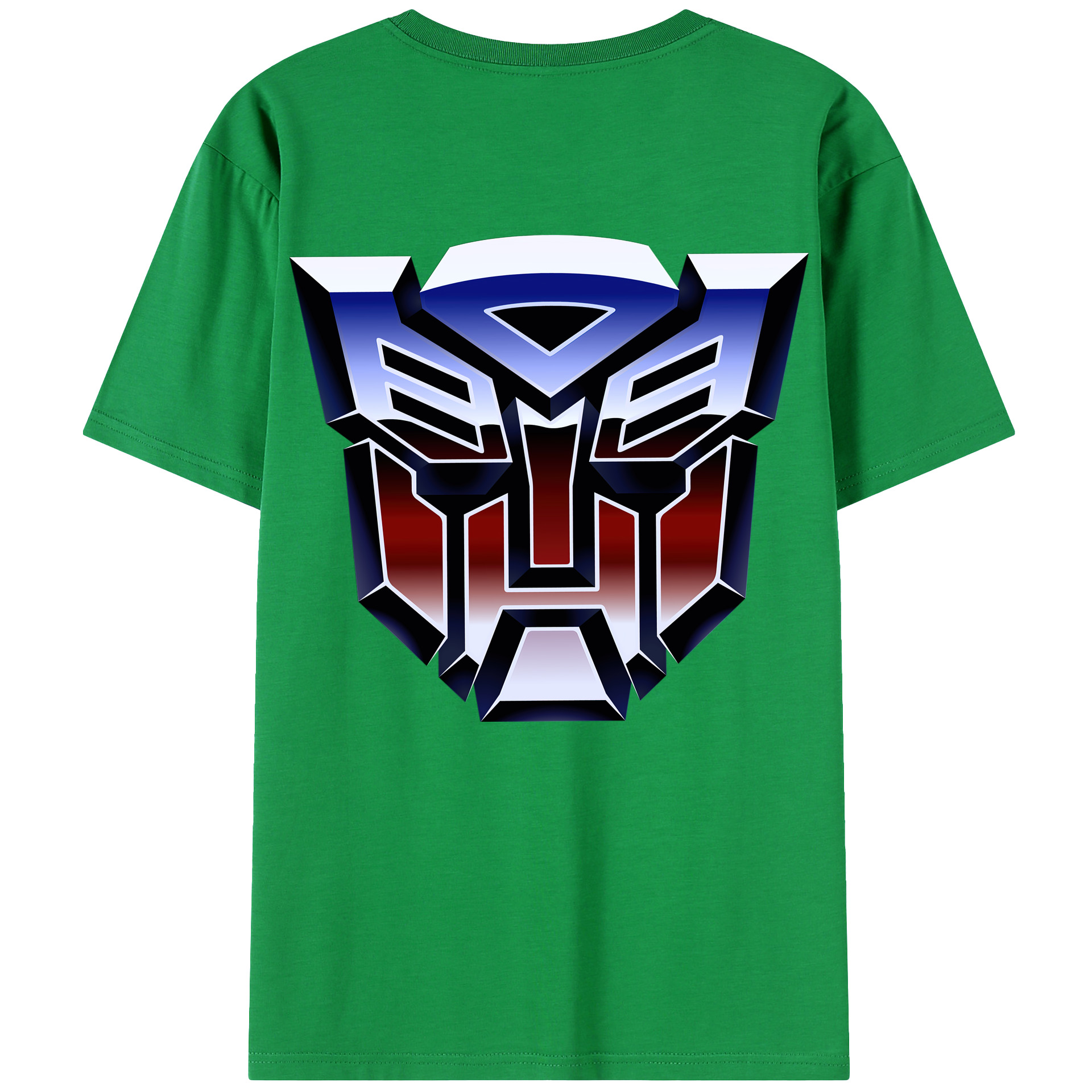 （画像用）  綿100％ メンズ半袖Tシャツ（バックプリント） 通気性