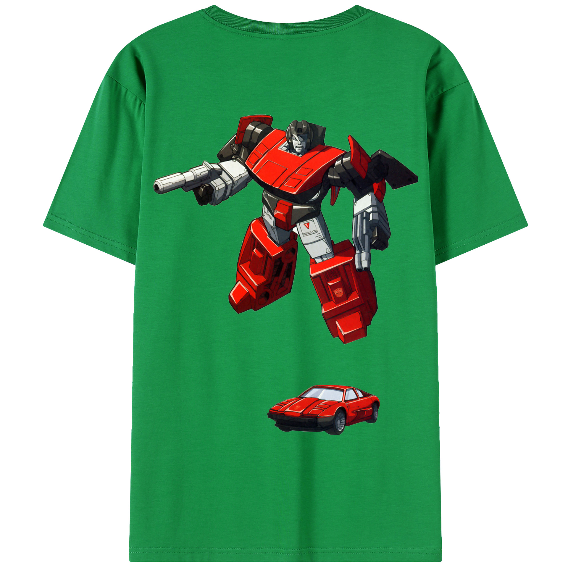 （画像用）  綿100％ メンズ半袖Tシャツ（バックプリント） 通気性