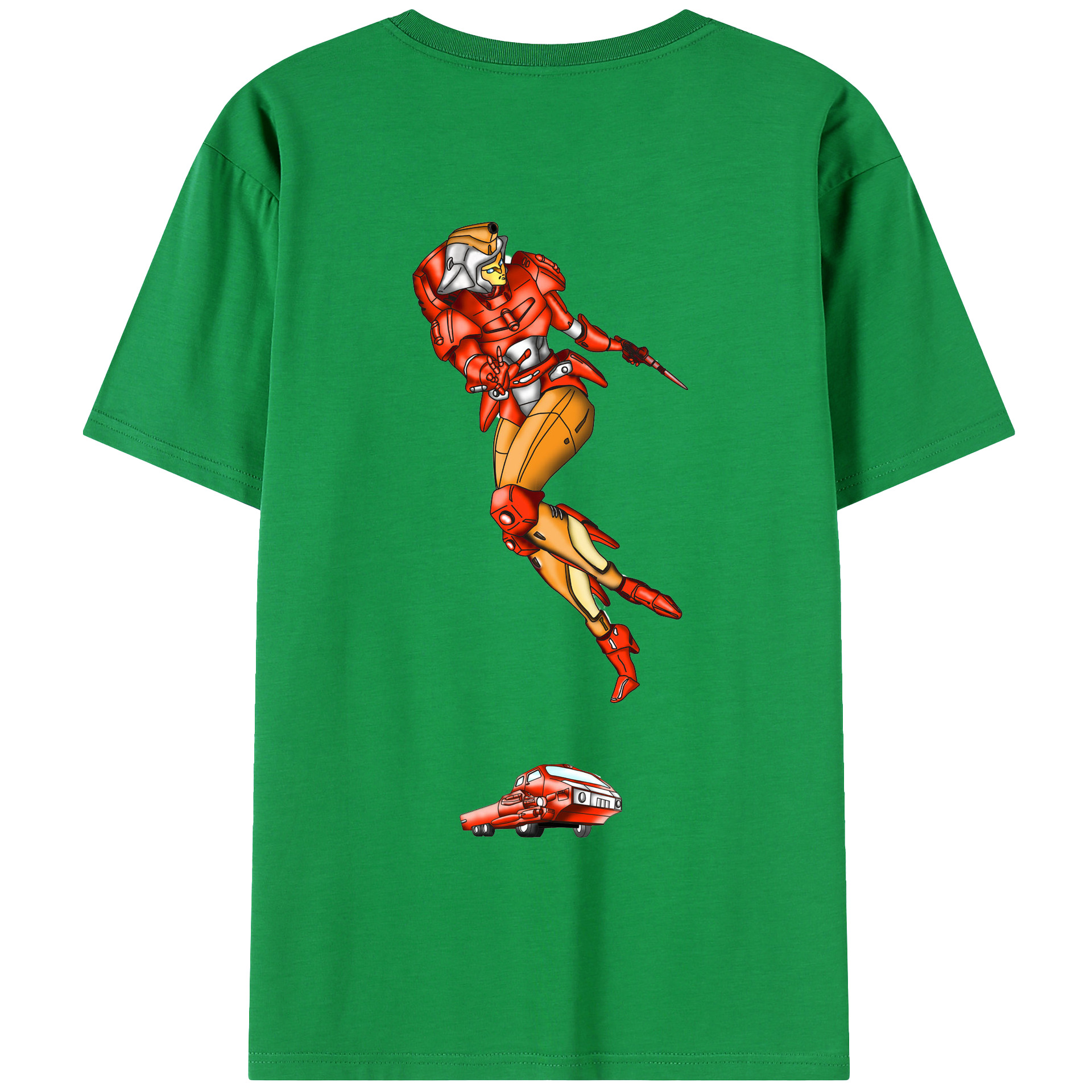 （画像用）  綿100％ メンズ半袖Tシャツ（バックプリント） 通気性