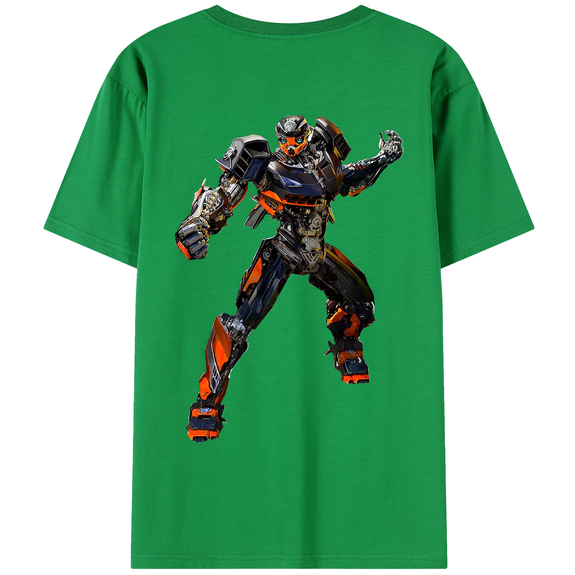 （画像用）  綿100％ メンズ半袖Tシャツ（バックプリント） 通気性
