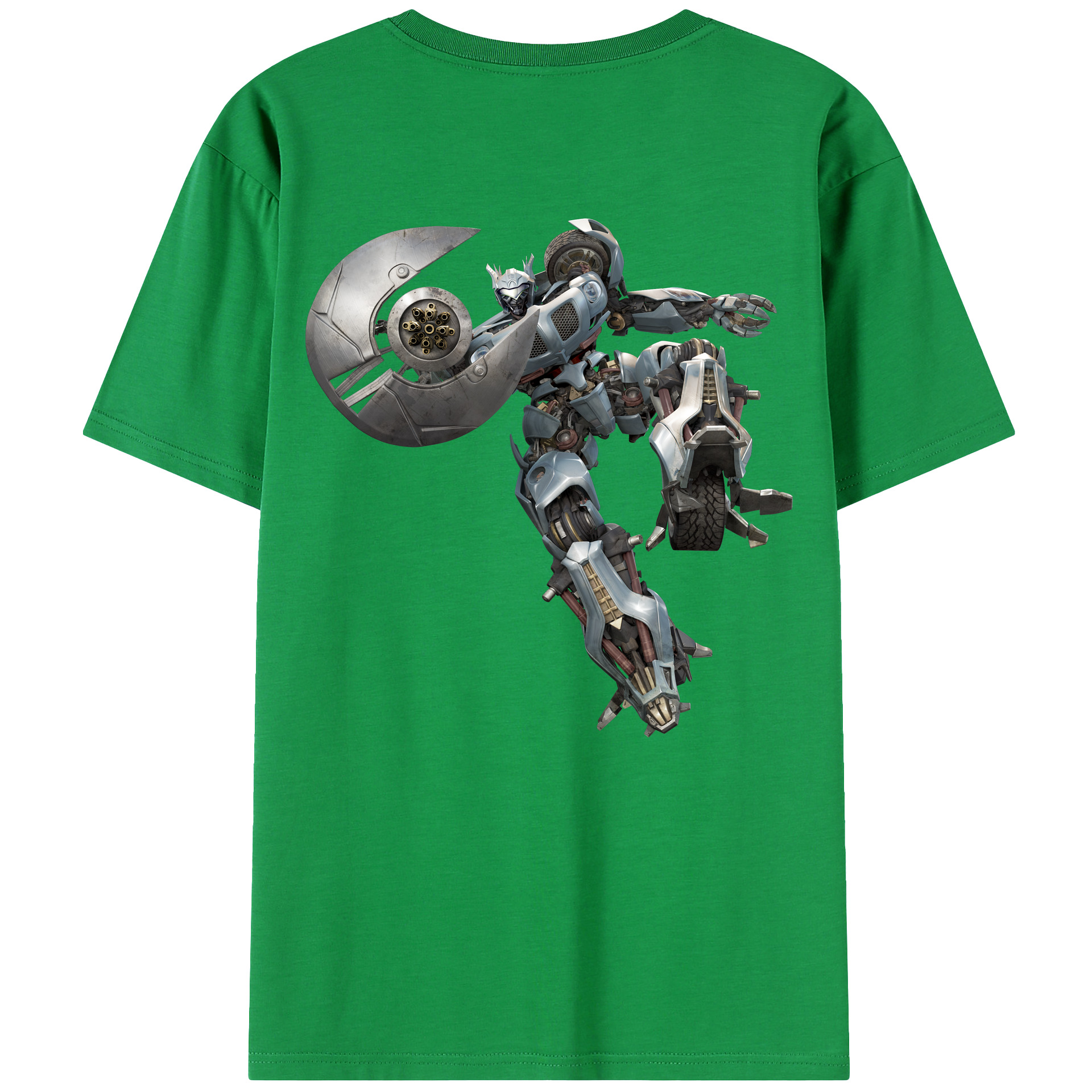 （画像用）  綿100％ メンズ半袖Tシャツ（バックプリント） 通気性
