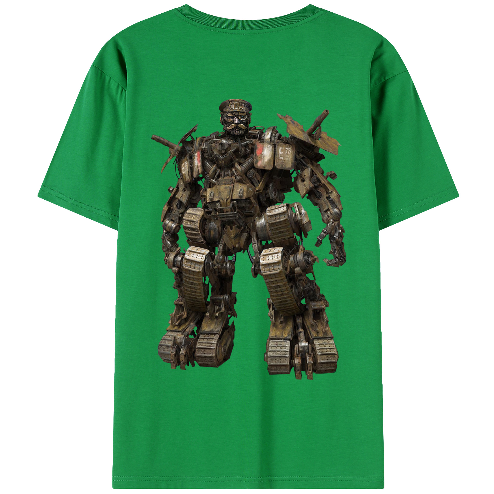 （画像用）  綿100％ メンズ半袖Tシャツ（バックプリント） 通気性