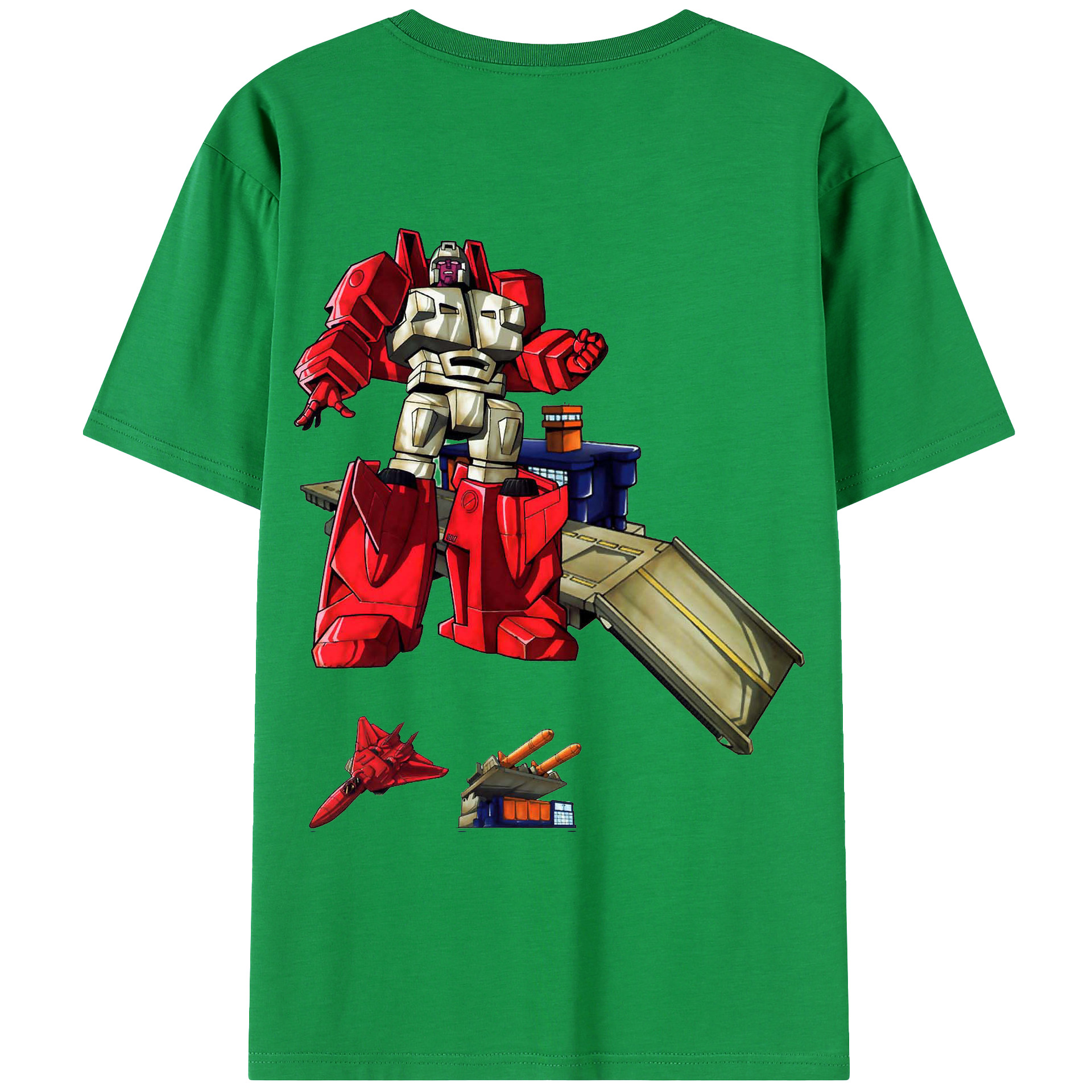 （画像用）  綿100％ メンズ半袖Tシャツ（バックプリント） 通気性