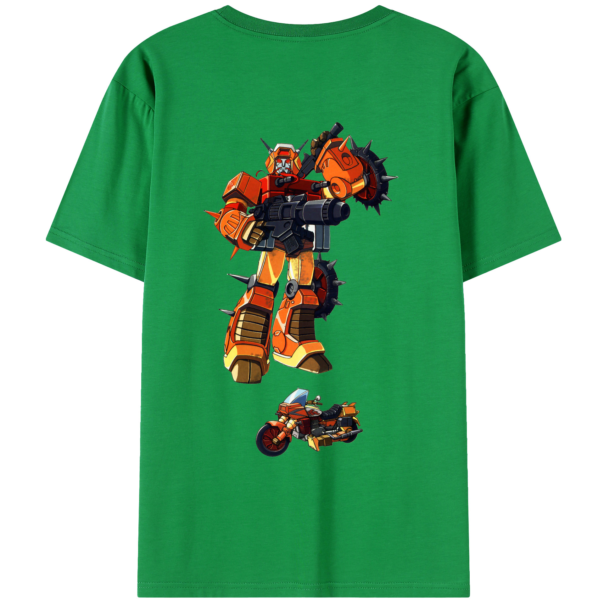 （画像用）  綿100％ メンズ半袖Tシャツ（バックプリント） 通気性