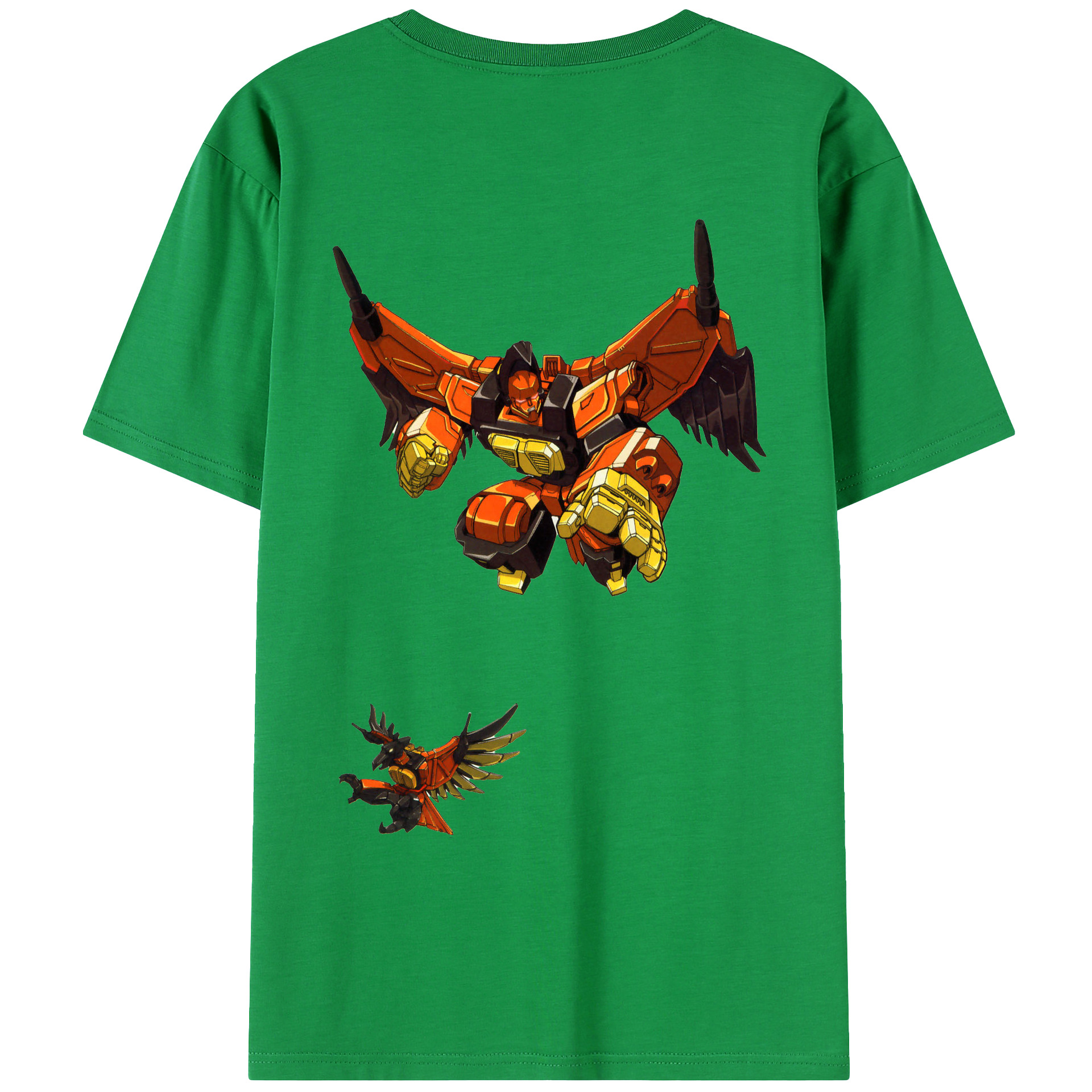 （画像用）  綿100％ メンズ半袖Tシャツ（バックプリント） 通気性
