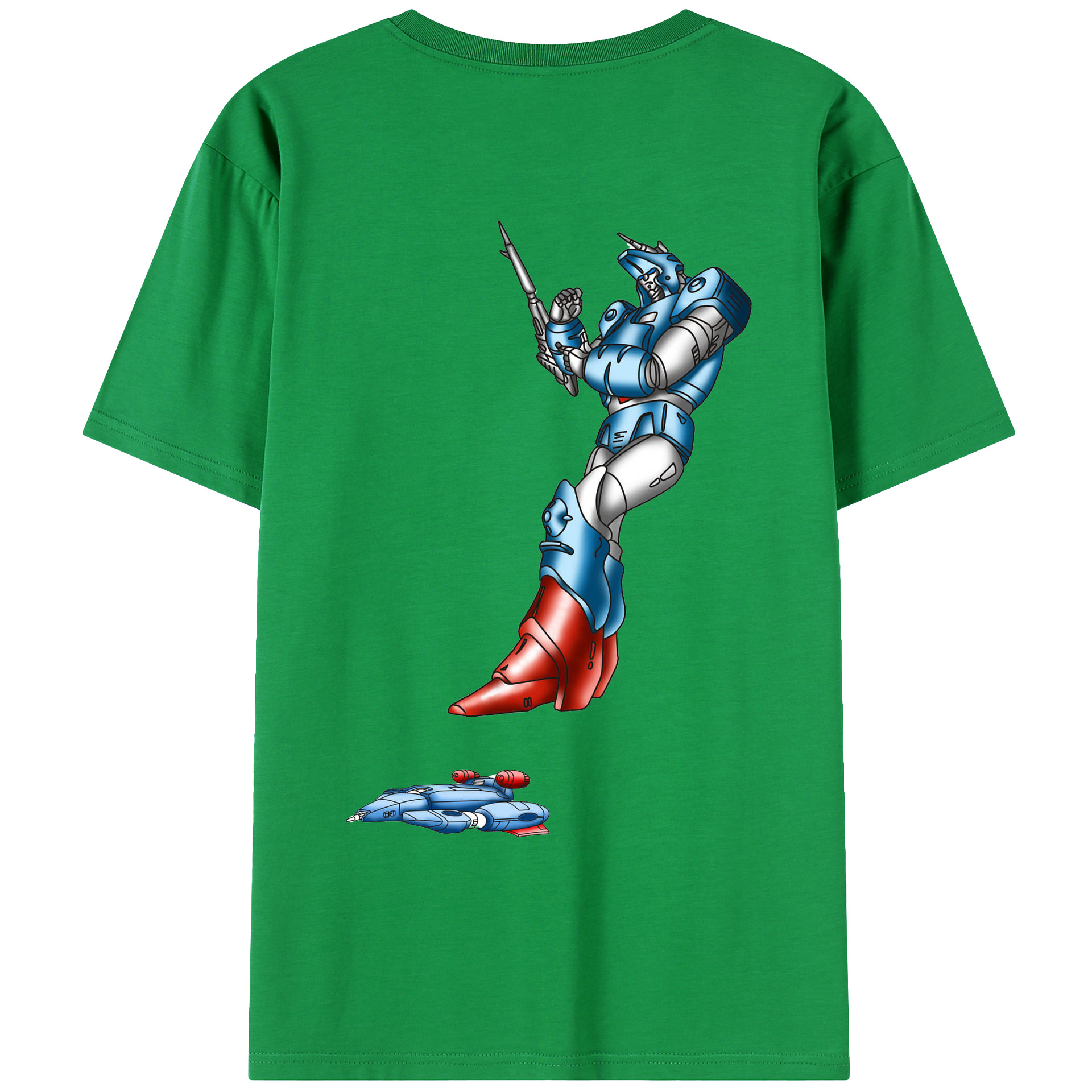 （画像用）  綿100％ メンズ半袖Tシャツ（バックプリント） 通気性