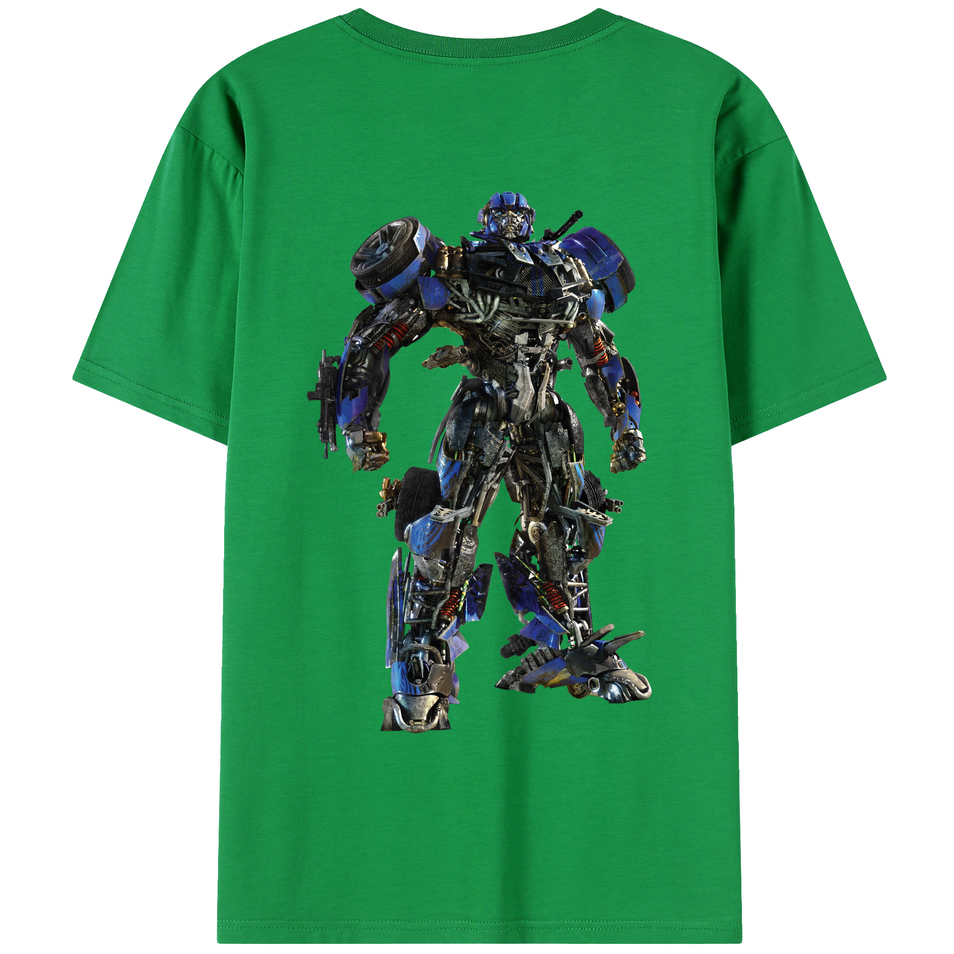 （画像用）  綿100％ メンズ半袖Tシャツ（バックプリント） 通気性