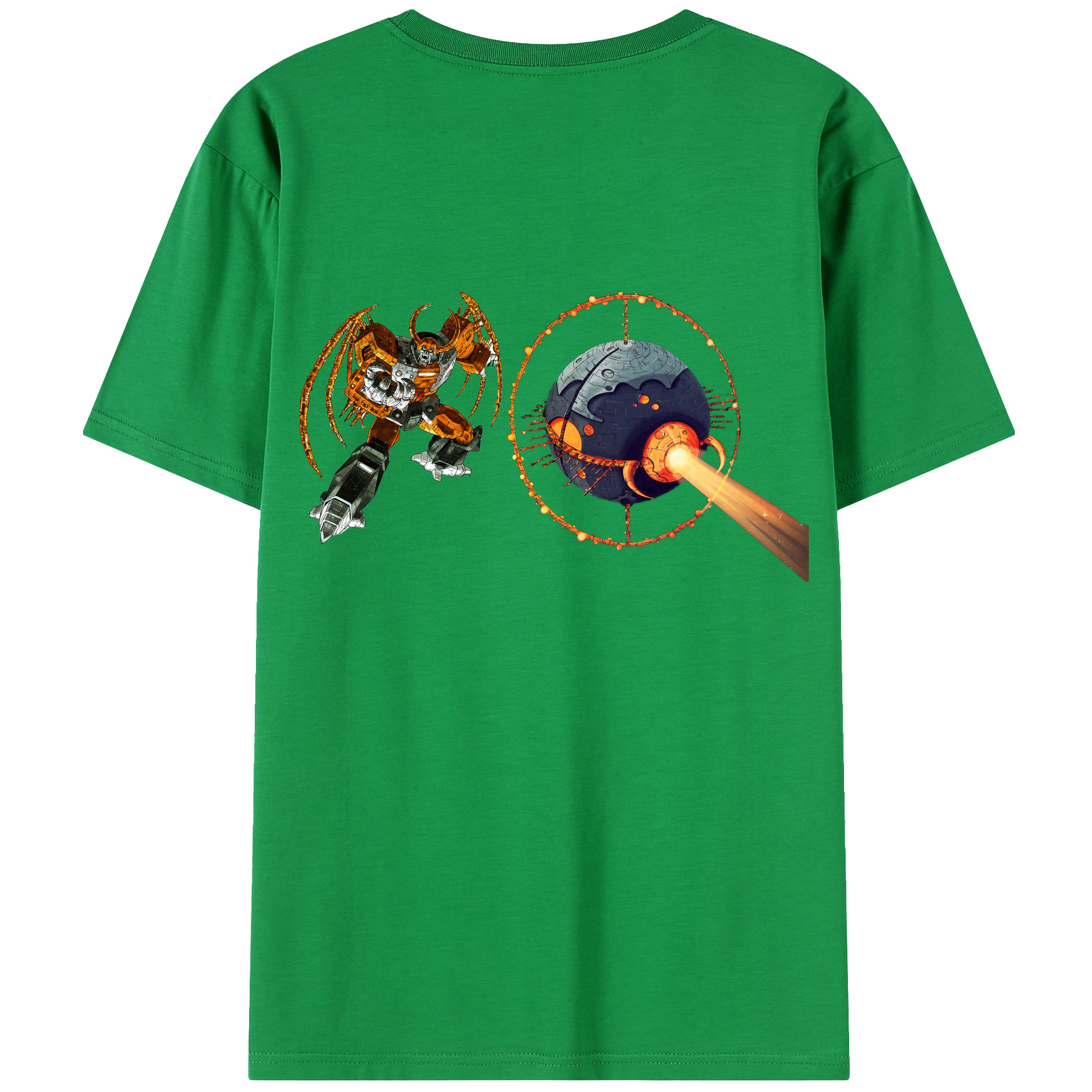 （画像用）  綿100％ メンズ半袖Tシャツ（バックプリント） 通気性