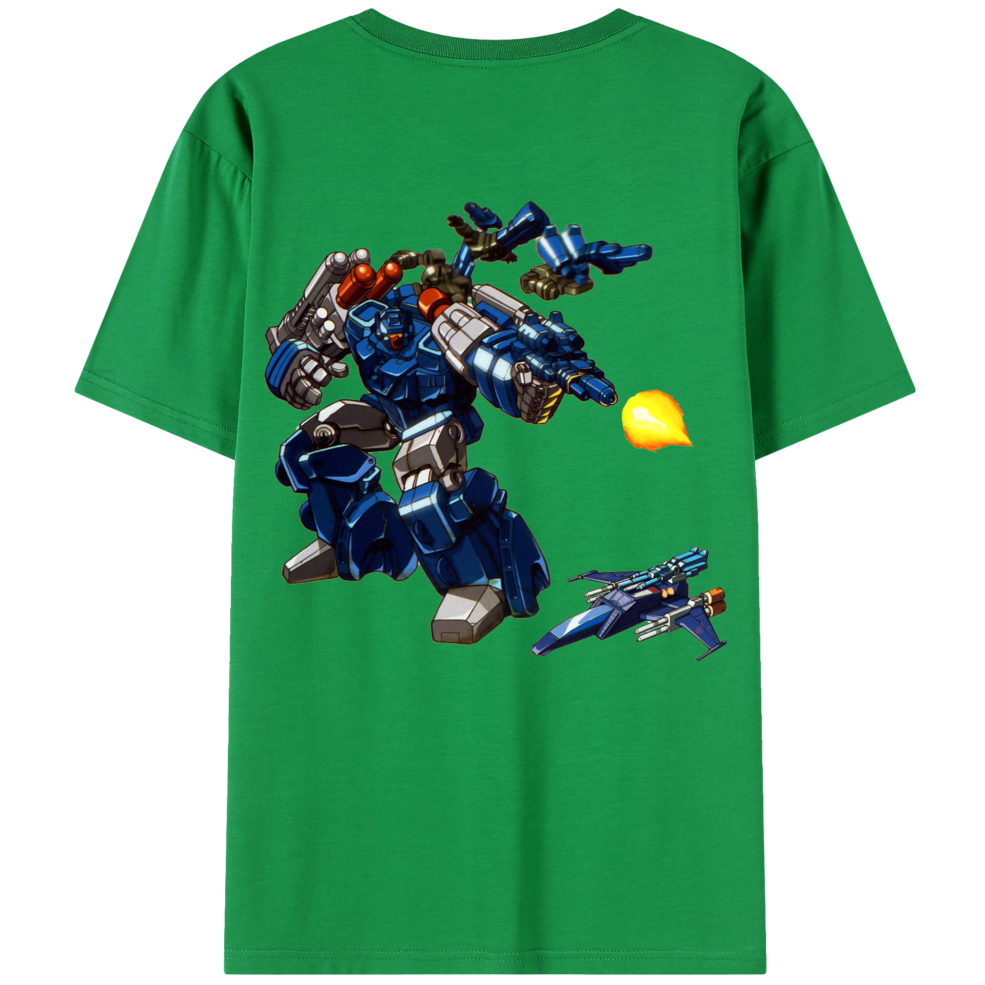（画像用）  綿100％ メンズ半袖Tシャツ（バックプリント） 通気性