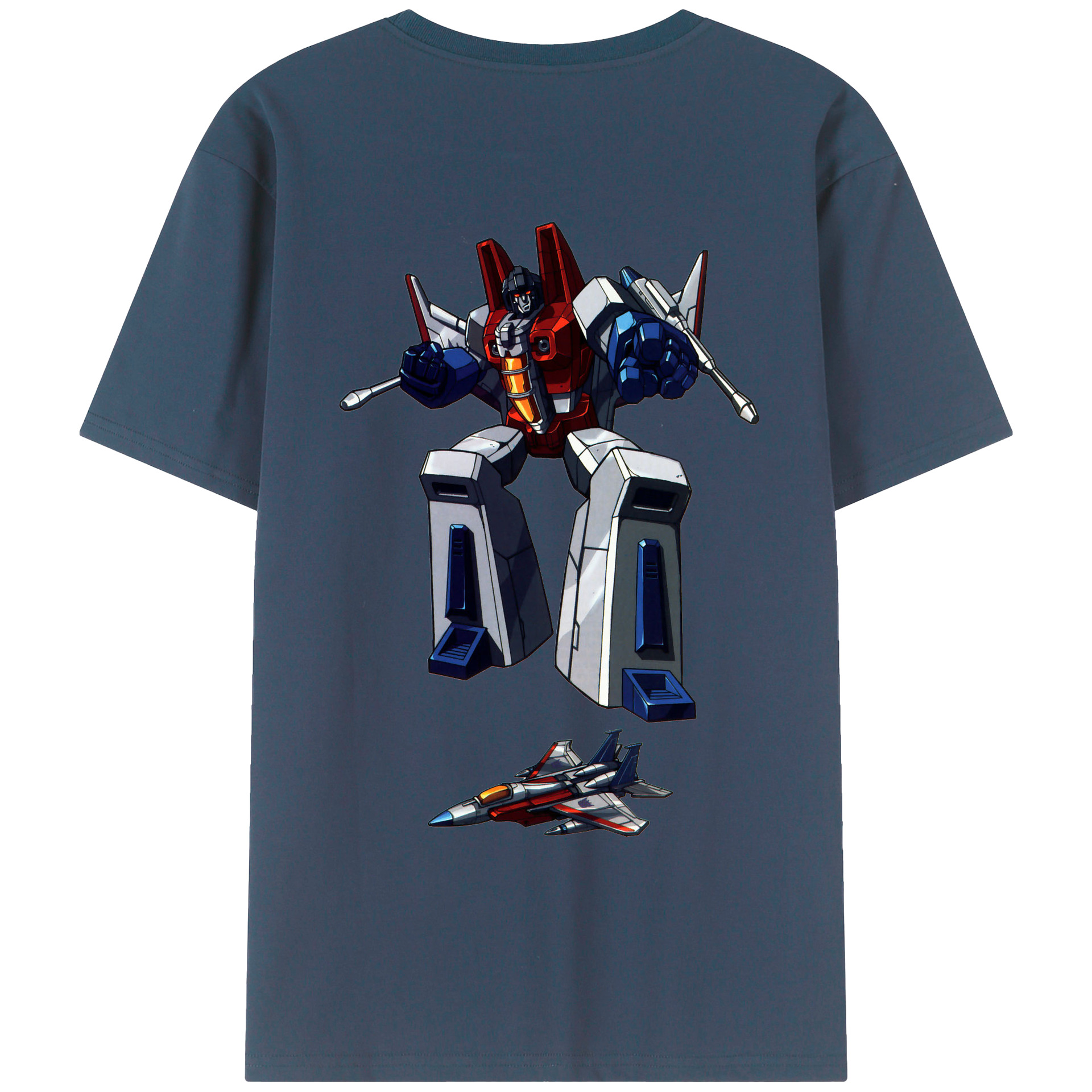 （画像用）  綿100％ メンズ半袖Tシャツ（バックプリント） 通気性