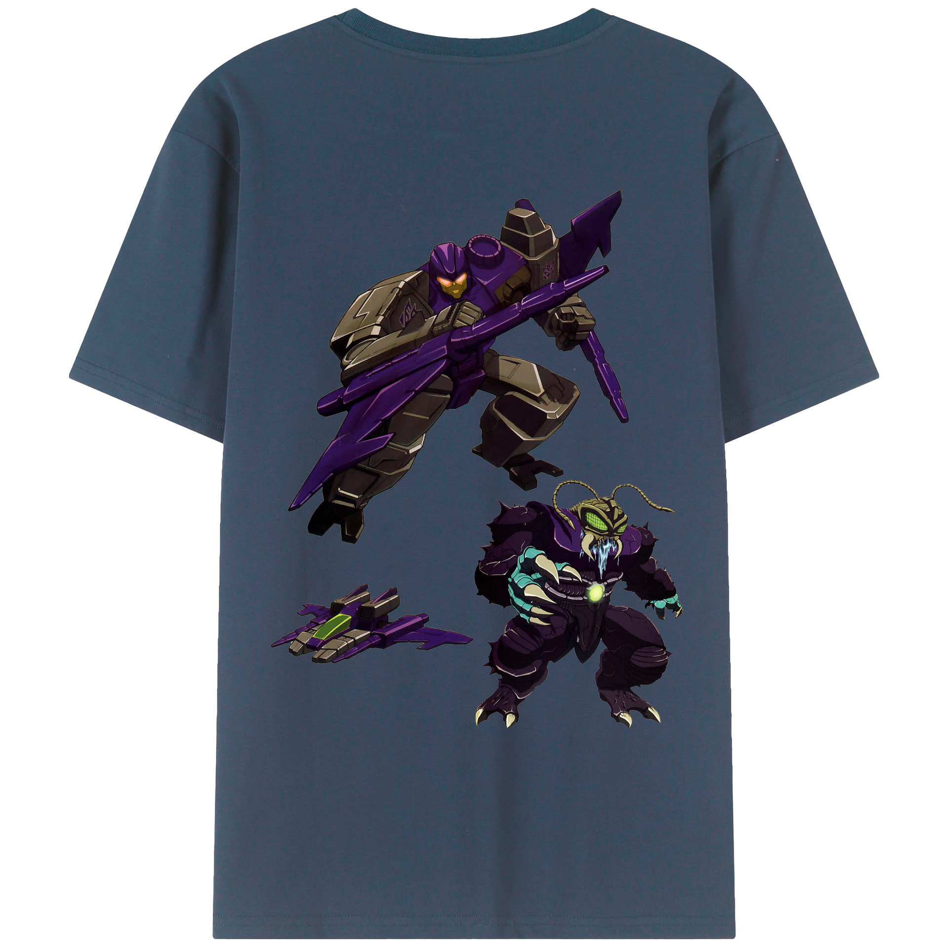 （画像用）  綿100％ メンズ半袖Tシャツ（バックプリント） 通気性