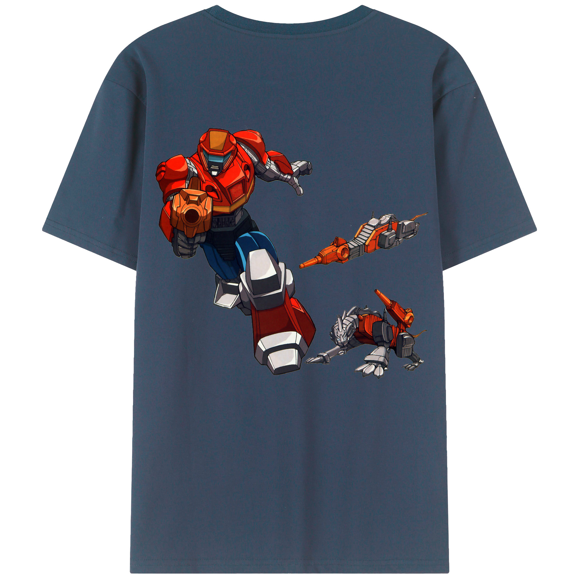 （画像用）  綿100％ メンズ半袖Tシャツ（バックプリント） 通気性