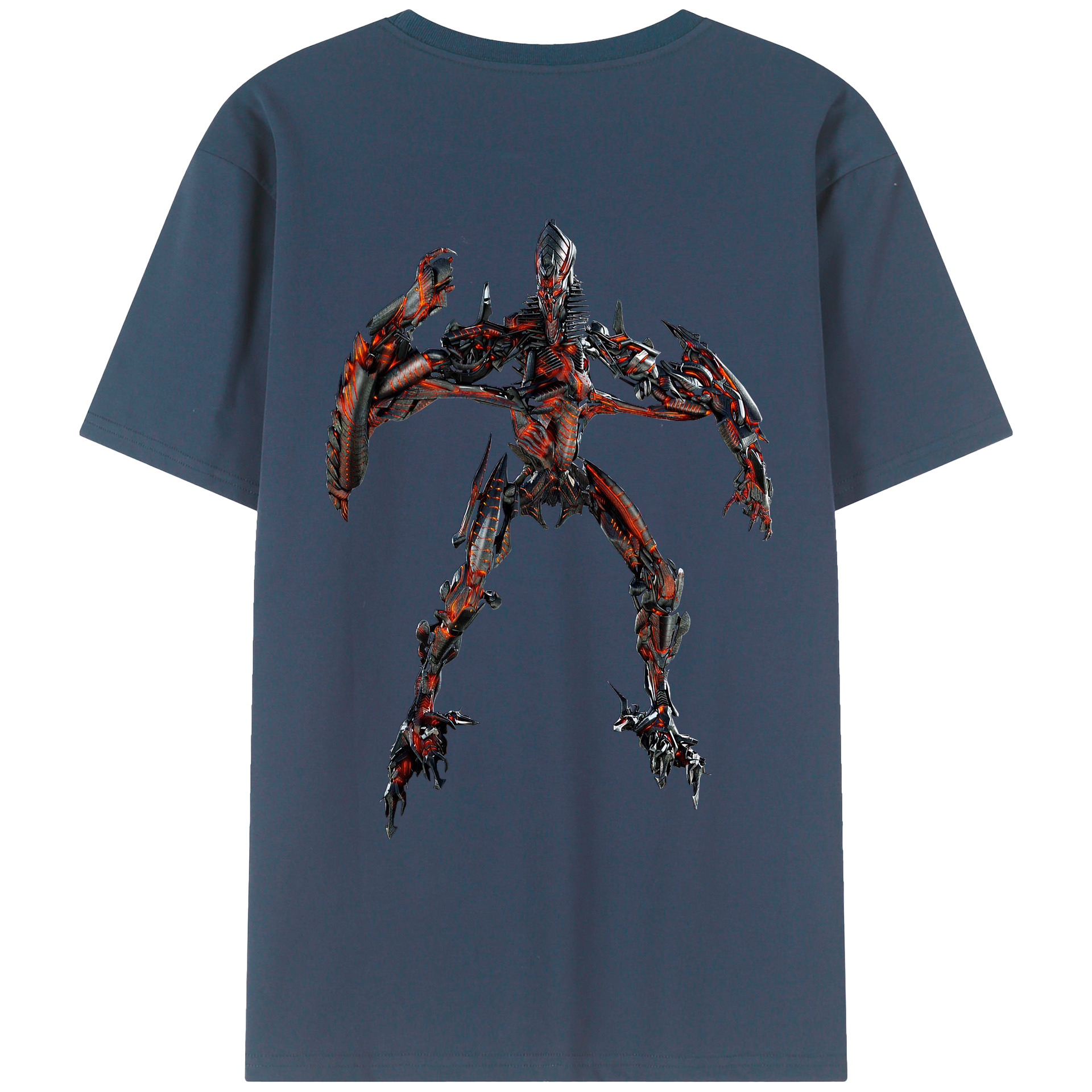 （画像用）  綿100％ メンズ半袖Tシャツ（バックプリント） 通気性