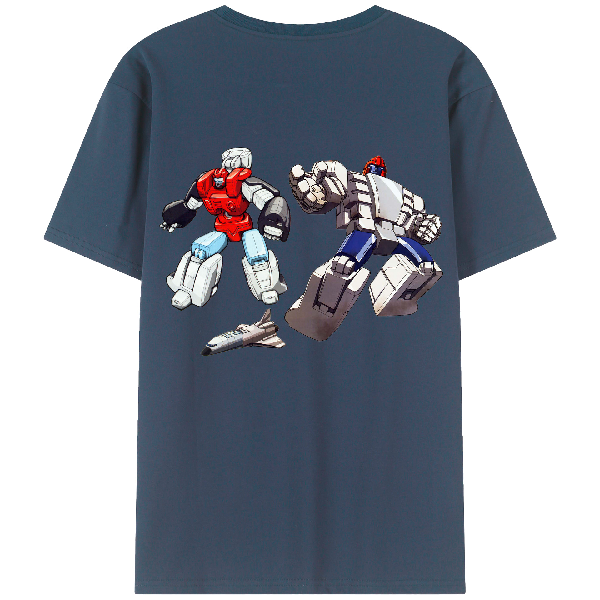（画像用）  綿100％ メンズ半袖Tシャツ（バックプリント） 通気性