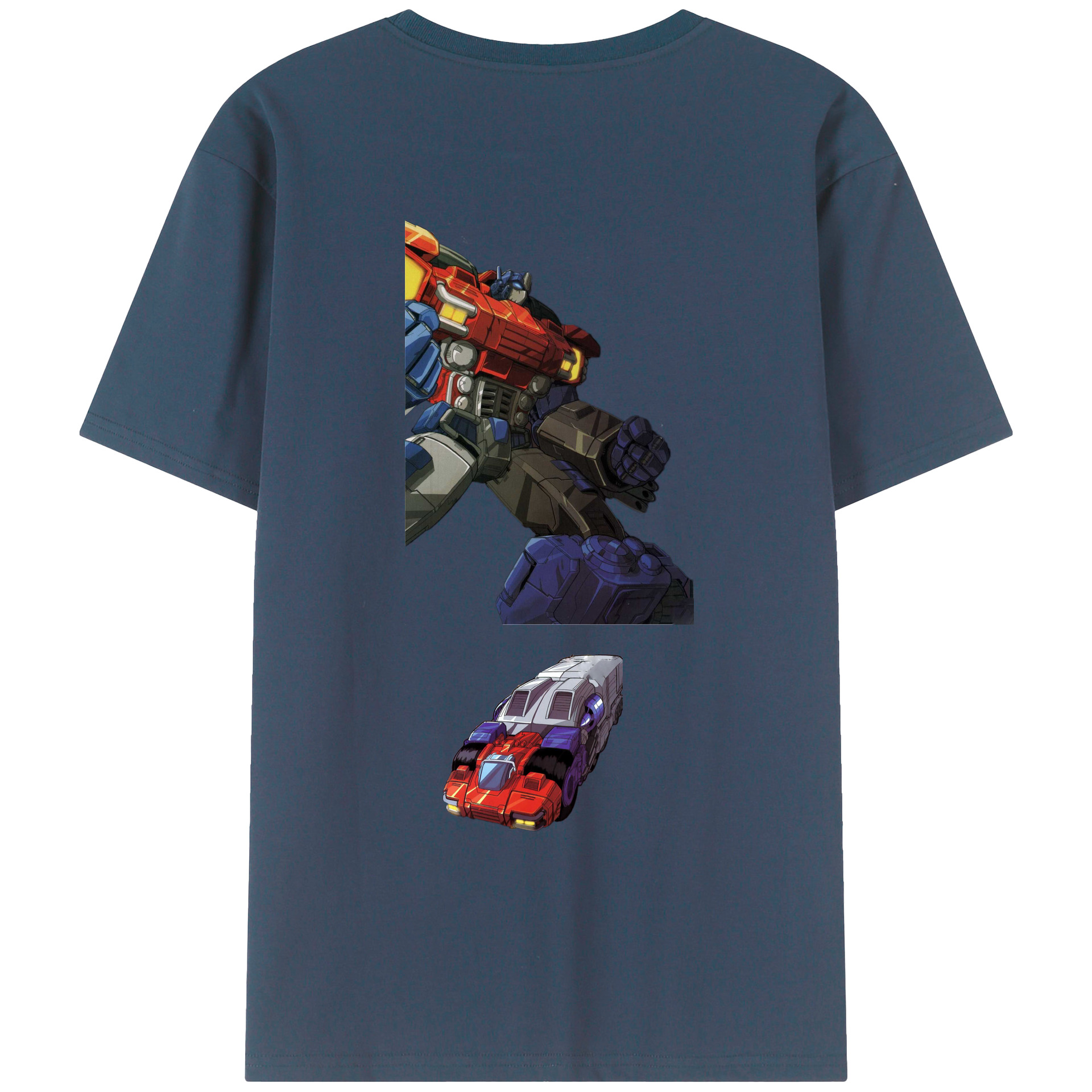 （画像用）  綿100％ メンズ半袖Tシャツ（バックプリント） 通気性