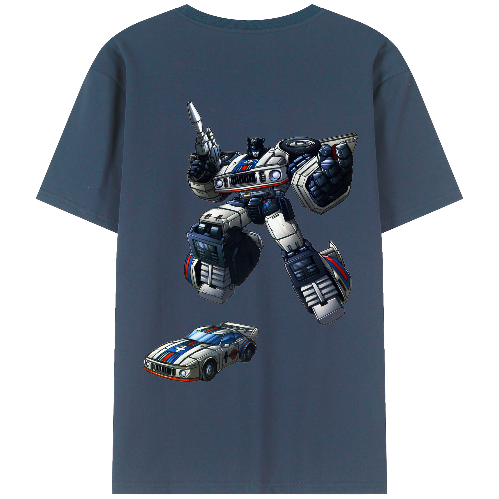 （画像用）  綿100％ メンズ半袖Tシャツ（バックプリント） 通気性