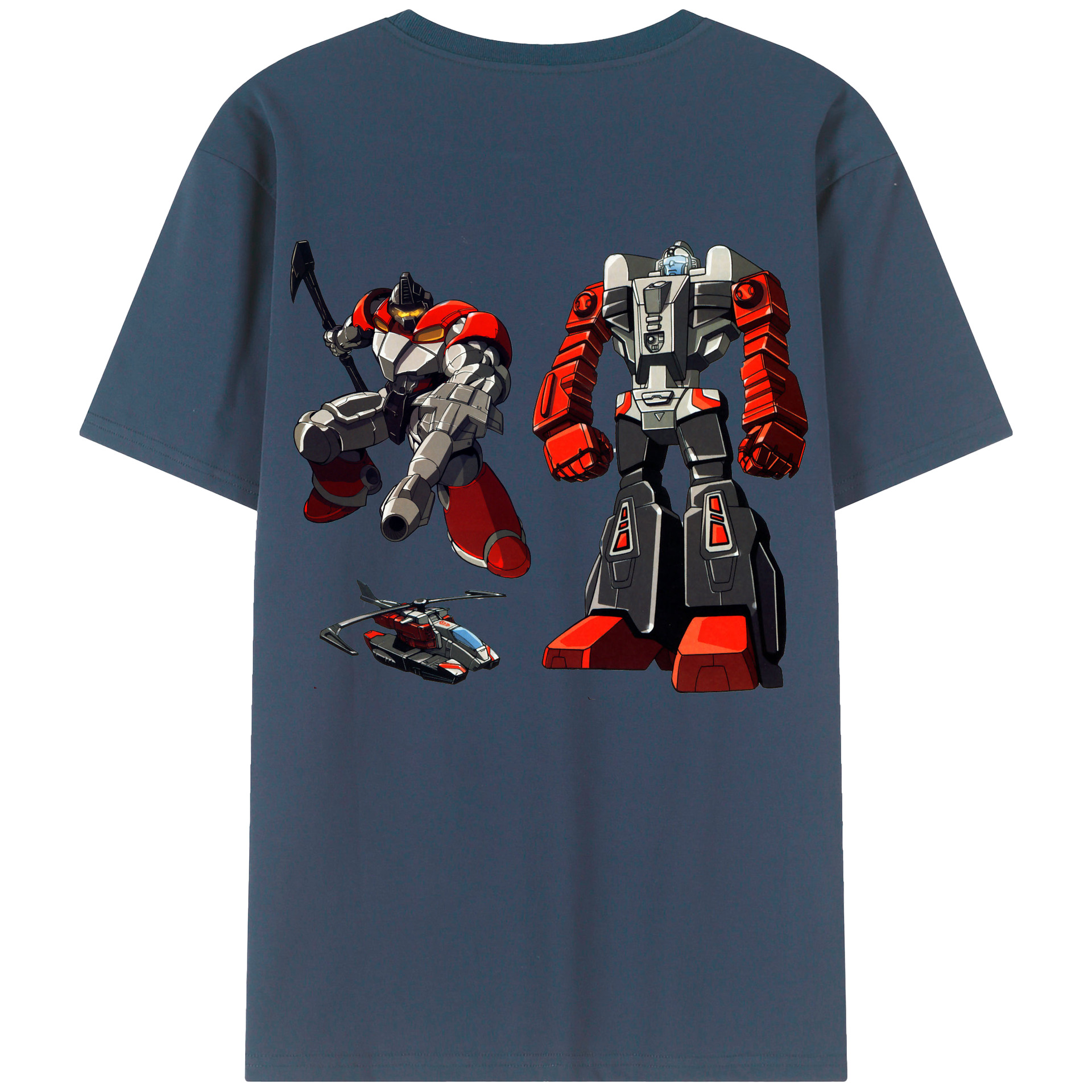 （画像用）  綿100％ メンズ半袖Tシャツ（バックプリント） 通気性
