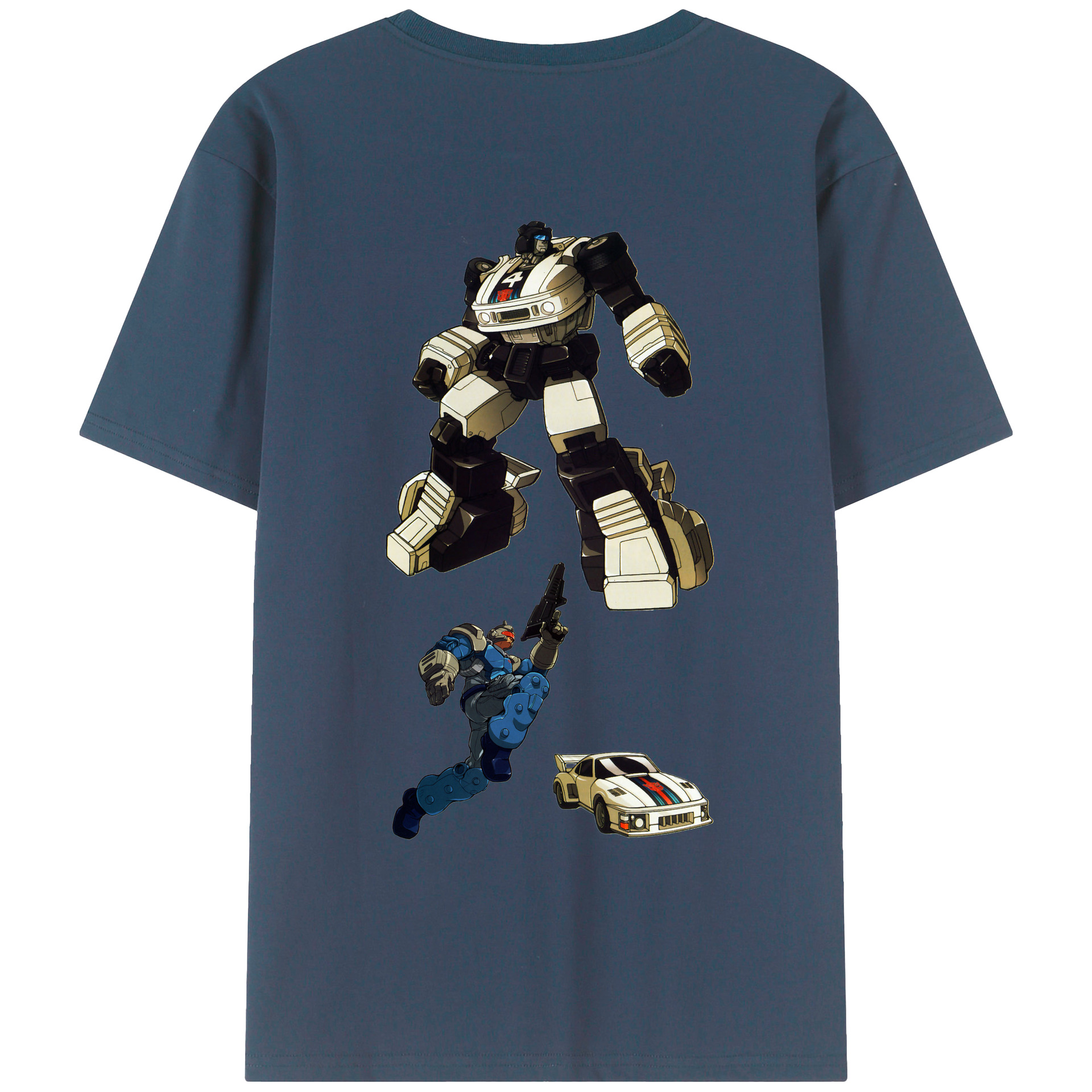 （画像用）  綿100％ メンズ半袖Tシャツ（バックプリント） 通気性