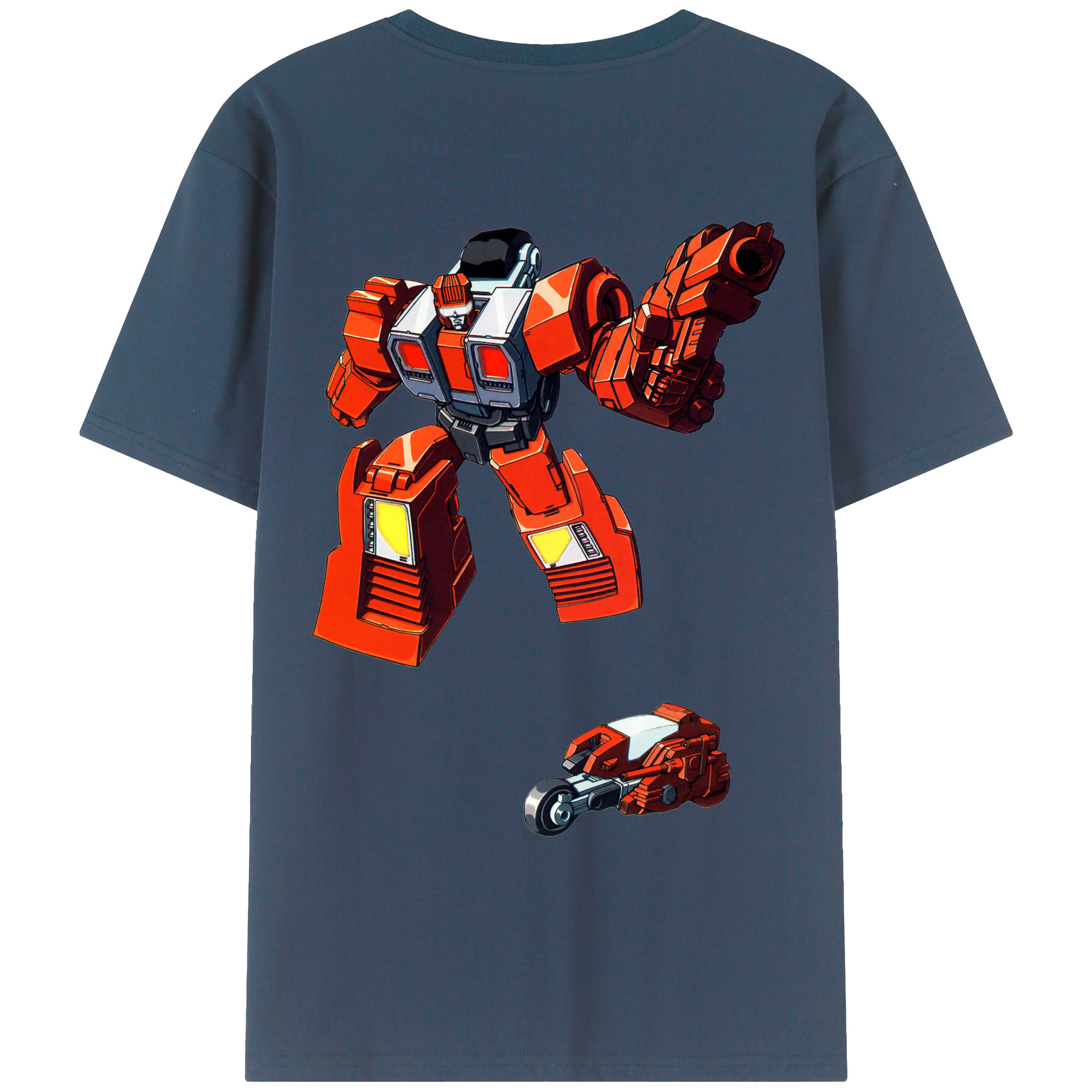 （画像用）  綿100％ メンズ半袖Tシャツ（バックプリント） 通気性