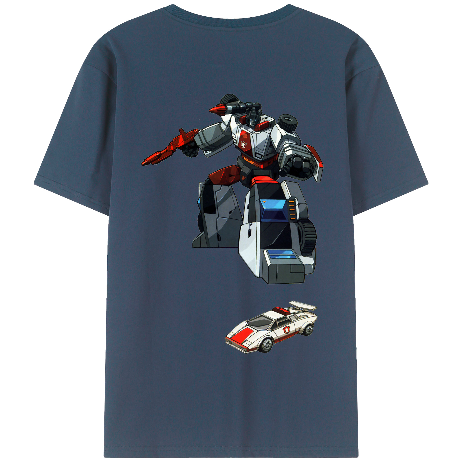 （画像用）  綿100％ メンズ半袖Tシャツ（バックプリント） 通気性