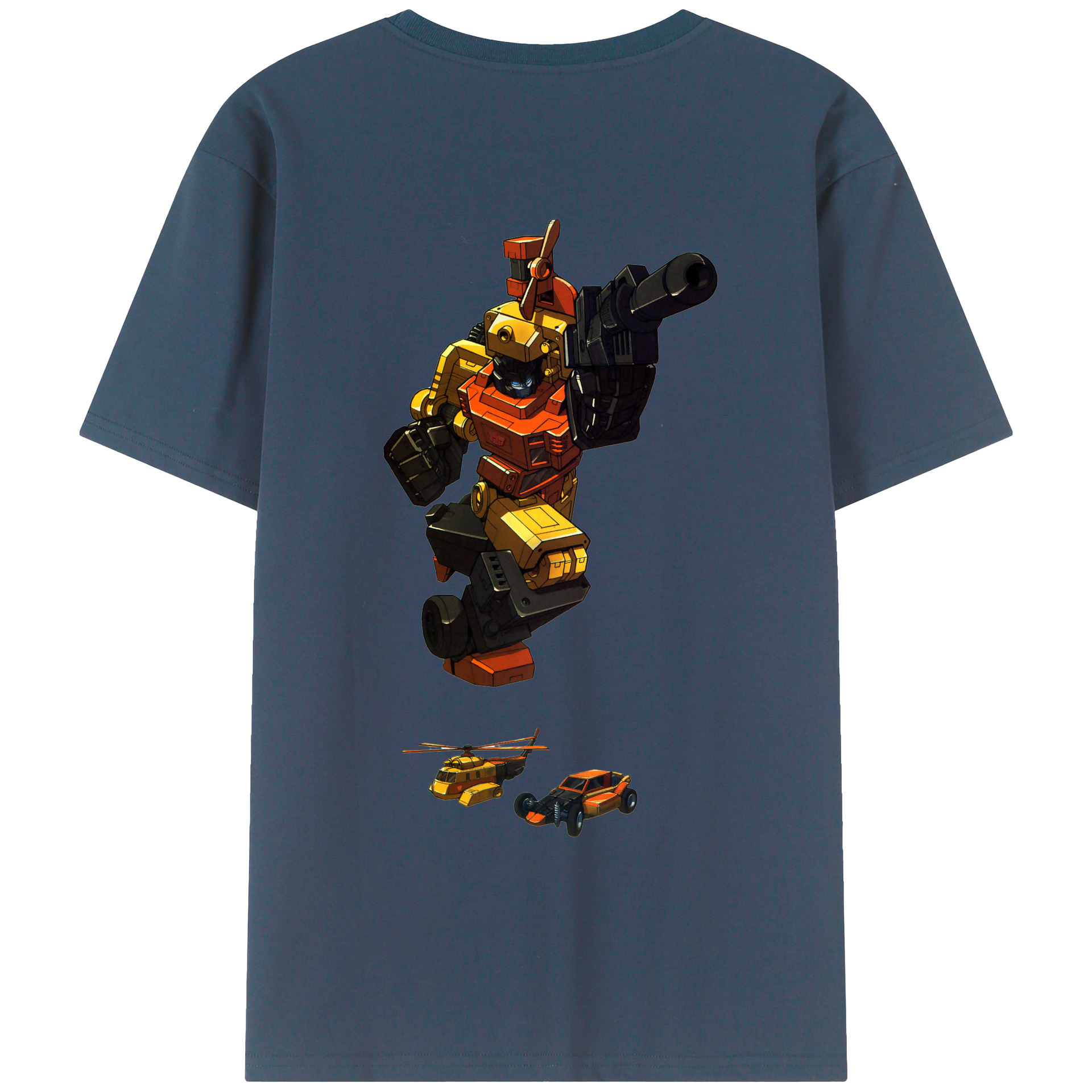 （画像用）  綿100％ メンズ半袖Tシャツ（バックプリント） 通気性