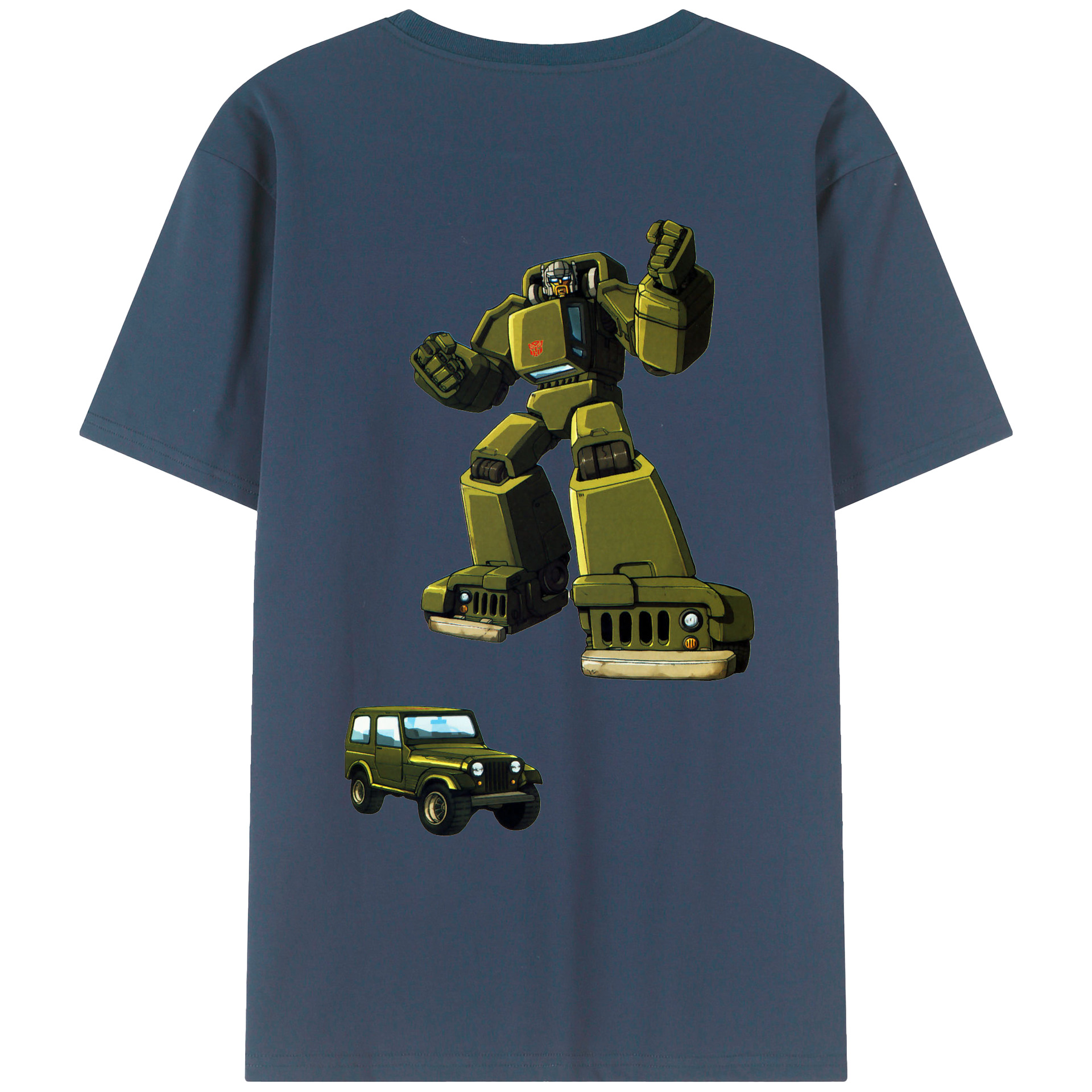 （画像用）  綿100％ メンズ半袖Tシャツ（バックプリント） 通気性