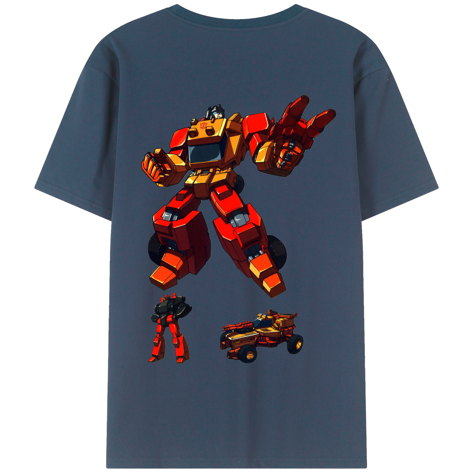（画像用）  綿100％ メンズ半袖Tシャツ（バックプリント） 通気性